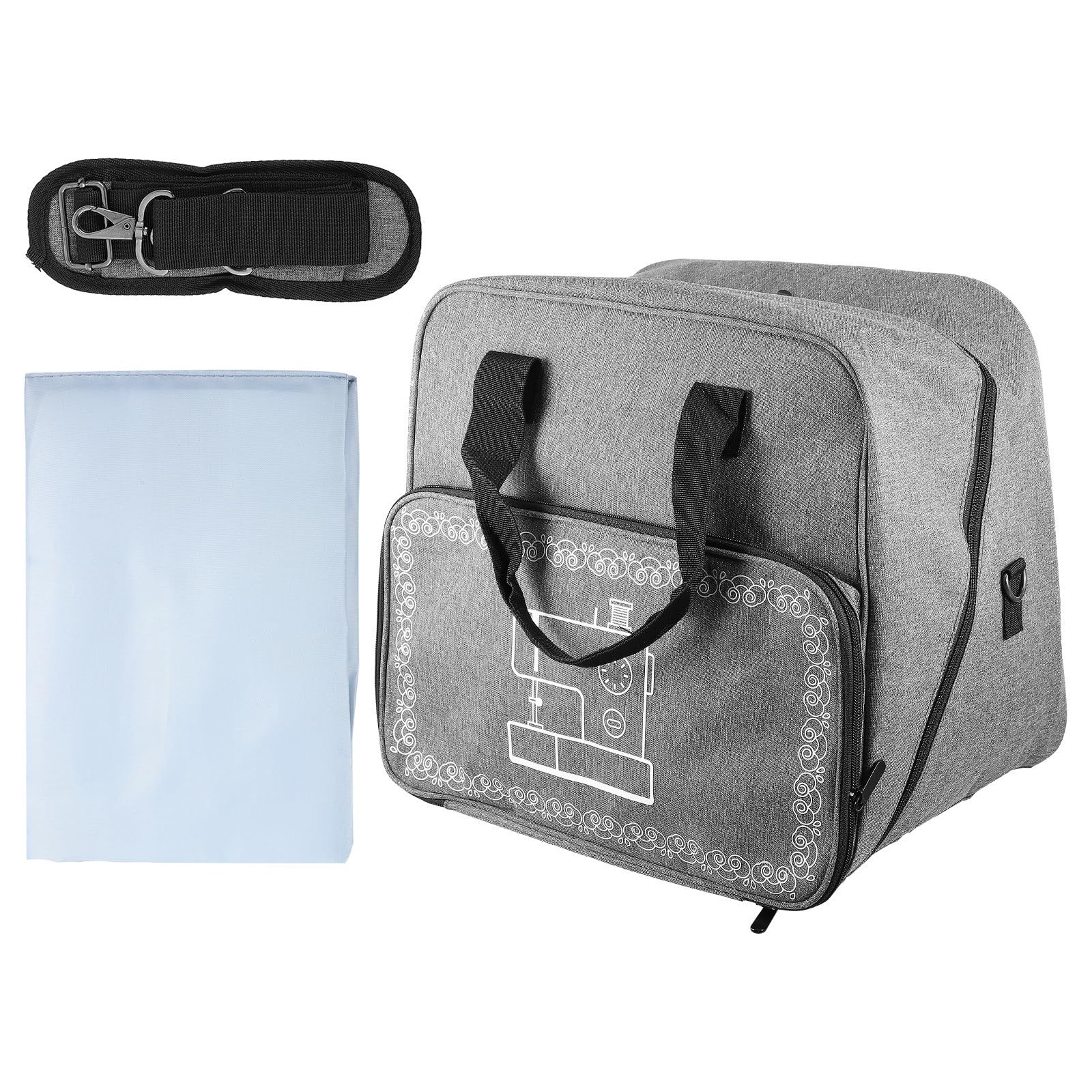 Borsa per Macchina da Cucire Portatile, Custodia da Viaggio | Tessuto Oxford 600d, Apertura Ampia e Struttura Leggera, Adatta per Trasporto All’aperto