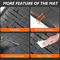 Vista 18 de powoq Fuel Floor Mat Compatible with 2017-2022 Honda CRV Trunk Mat Floor Liner TPE Cargo Mat Replacement for 2017-2022 Honda CRV Accessories