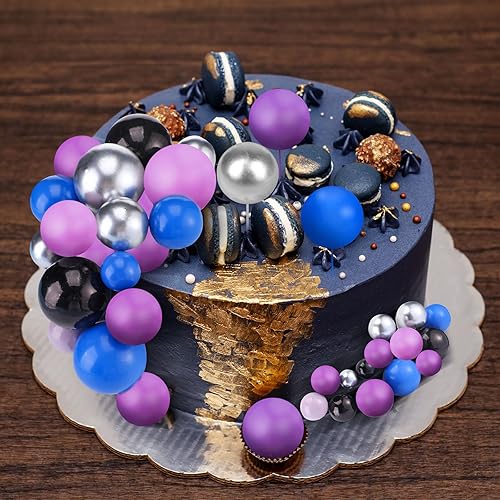 Miniatura 221 de 108 bolas para decoración de tartas, decoración de cupcakes, globos de espuma para hornear pasteles, boda, aniversario, decoración de cumpleaños