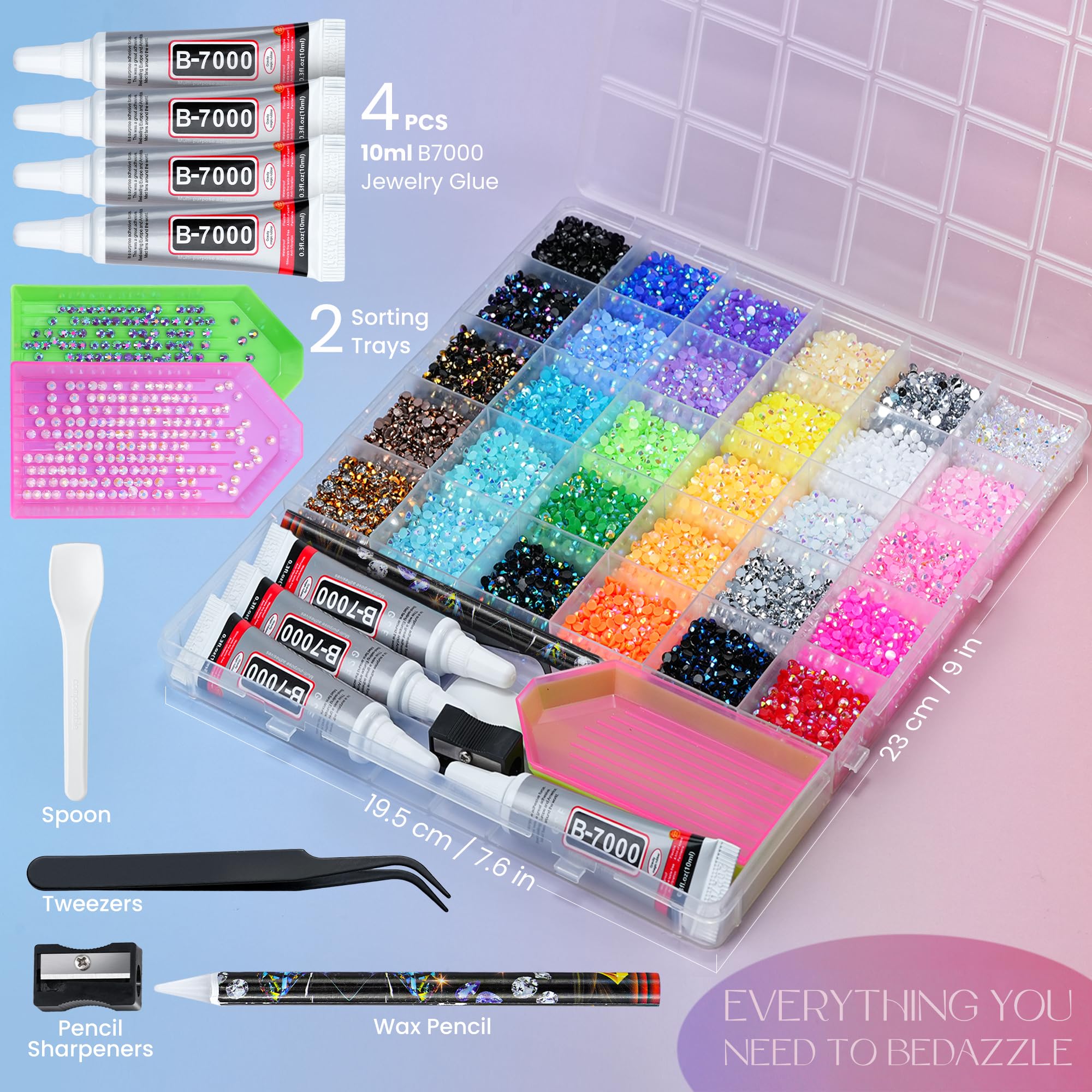 45K Resin Jelly Rhinestones Kit - Bedazzle Anything! -2