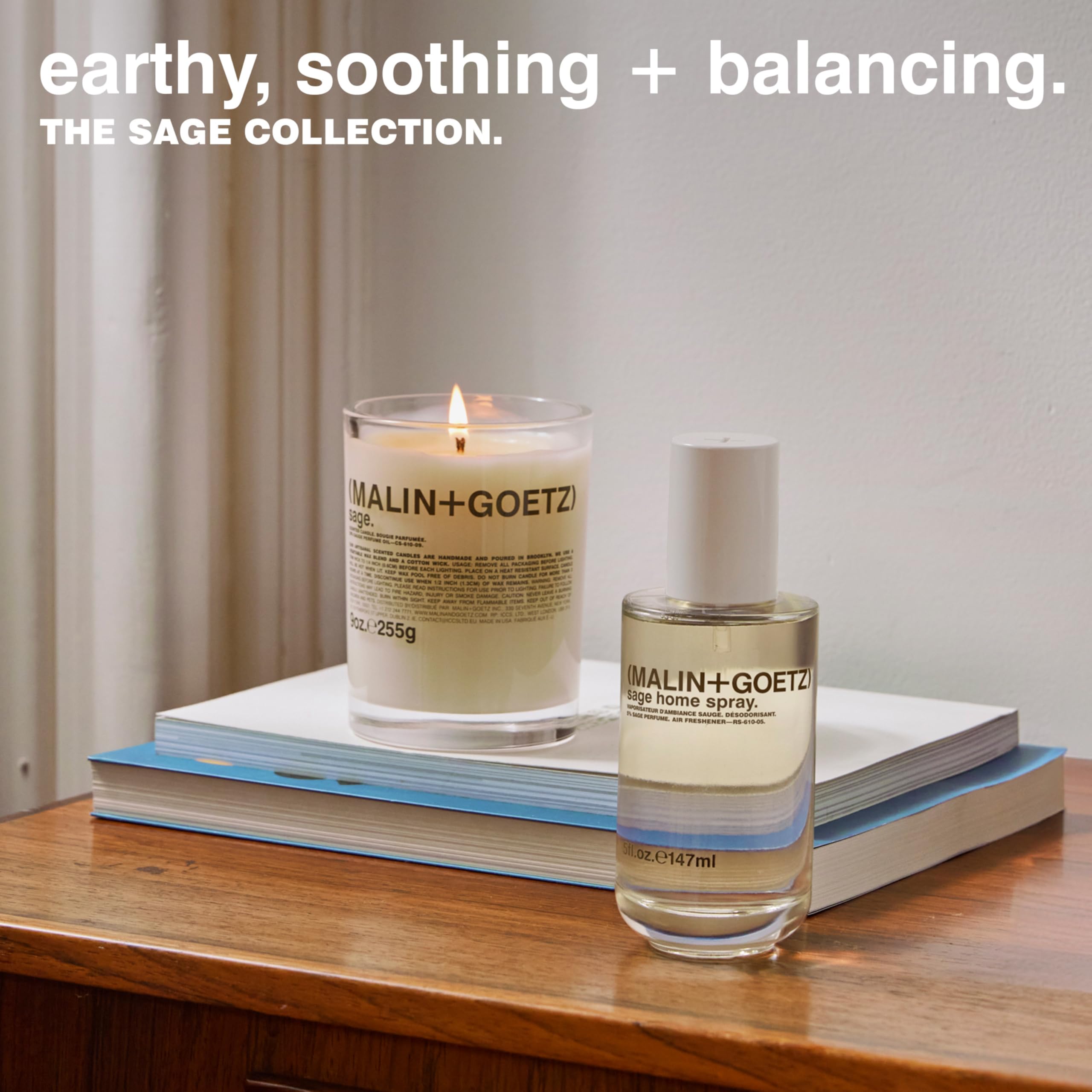 MALIN + GOETZ Sage Scented Candle (9 Oz.)