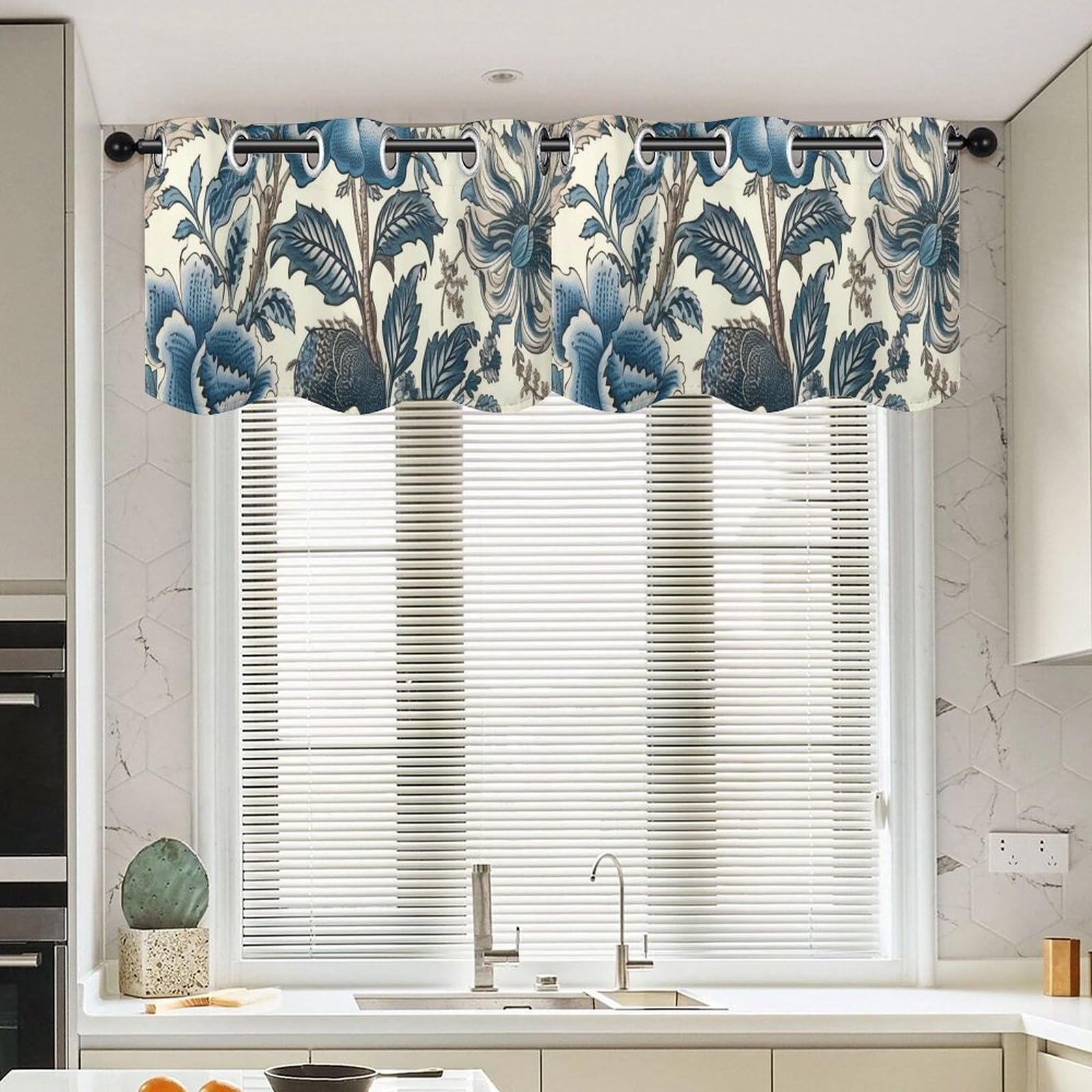 Cantonnière de ferme style Hamptons en tissu premium rideaux de salon orientaux haut de gamme