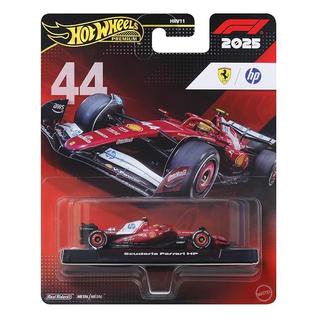 Hot Wheels Premium Fórmula 1 Coche de Carreras #44 Lewis Hamilton