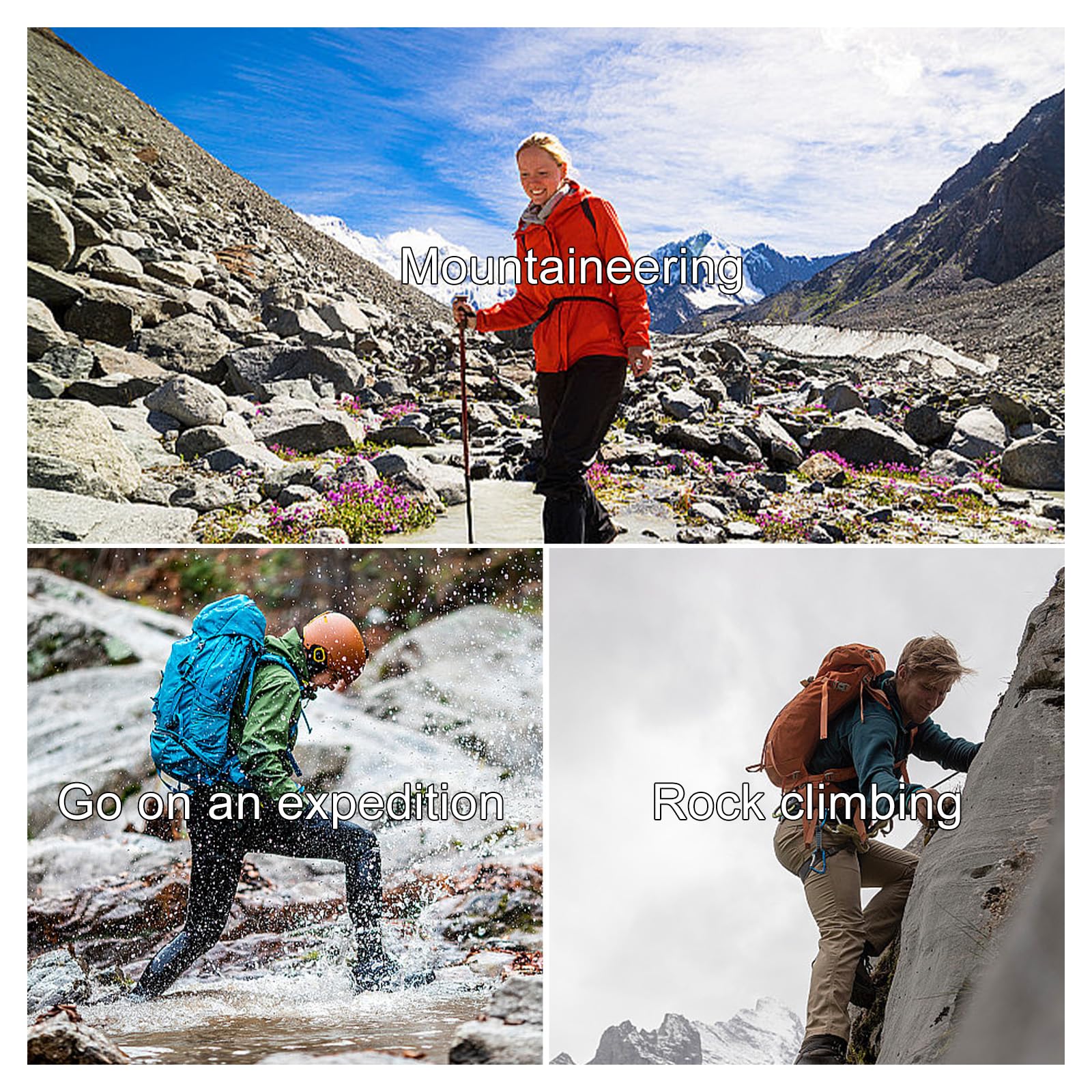 Chaqueta Impermeable Hombre Aire Libre Ligera Caminar Prueba Viento Deportiva Capucha Mountain