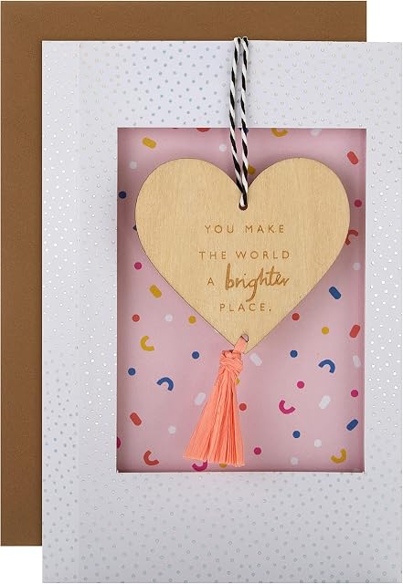 Hallmark Mother's Day Card, Hanging Wooden Keepsake Decoration