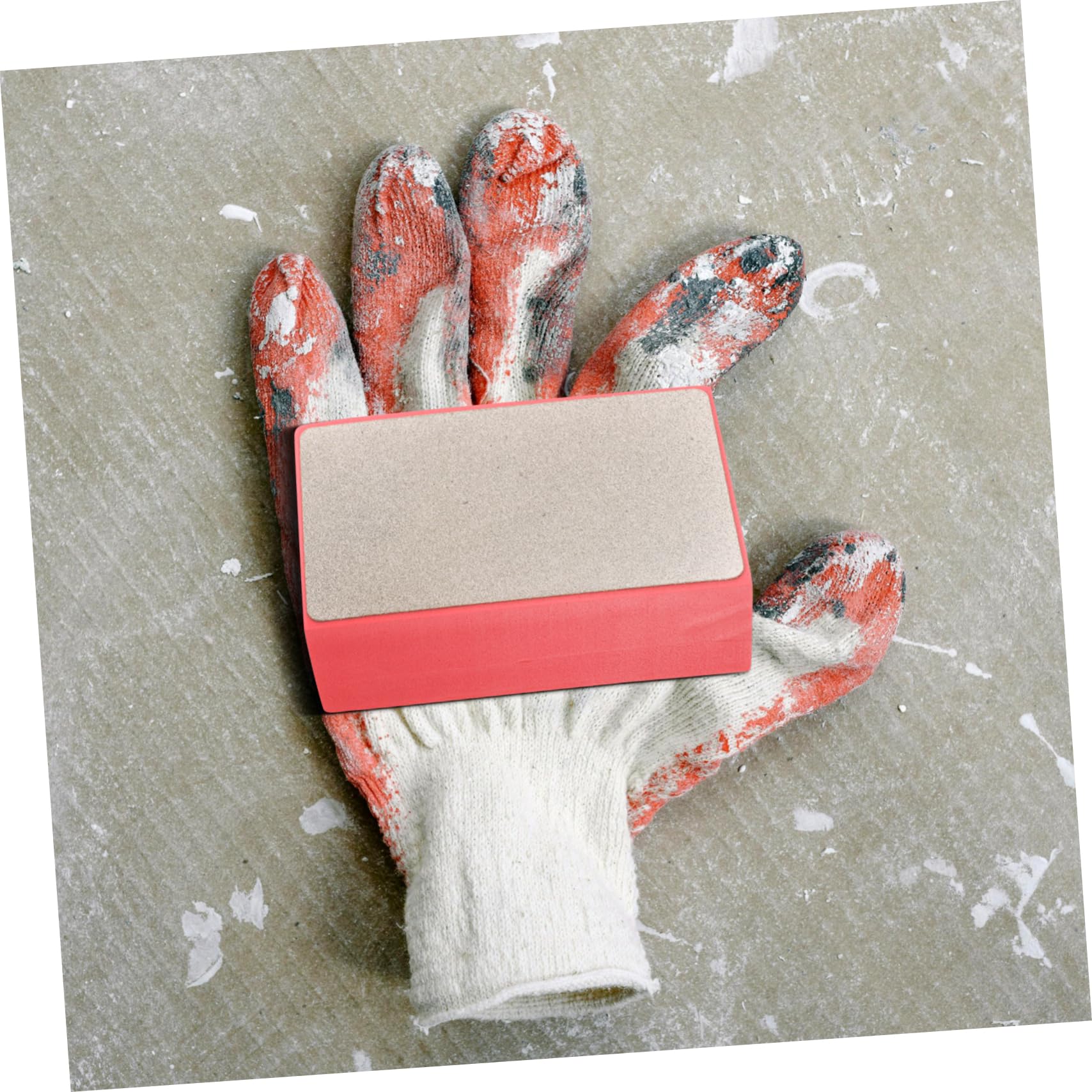 Balacoo 5pcs Tile Edger Sand Floor Wet Polishing Grit Grinding Shape Concrete Hand Tool Marble Polishing Pads Diamond Polishing Pads Stone Polishing Pads Glass Polishing Pads Sponge