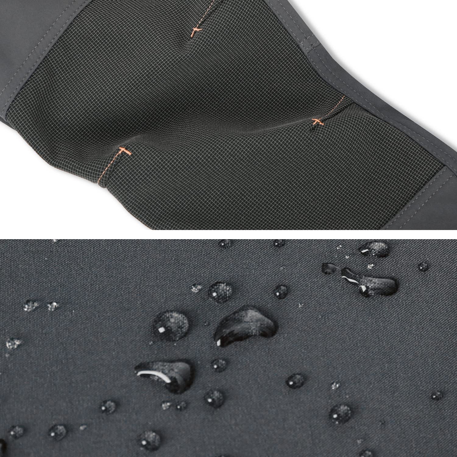 CARETOO Pantalón Deportivo con Cremallera y cinturón para Senderismo, Funcional, Trekking, Outdoor