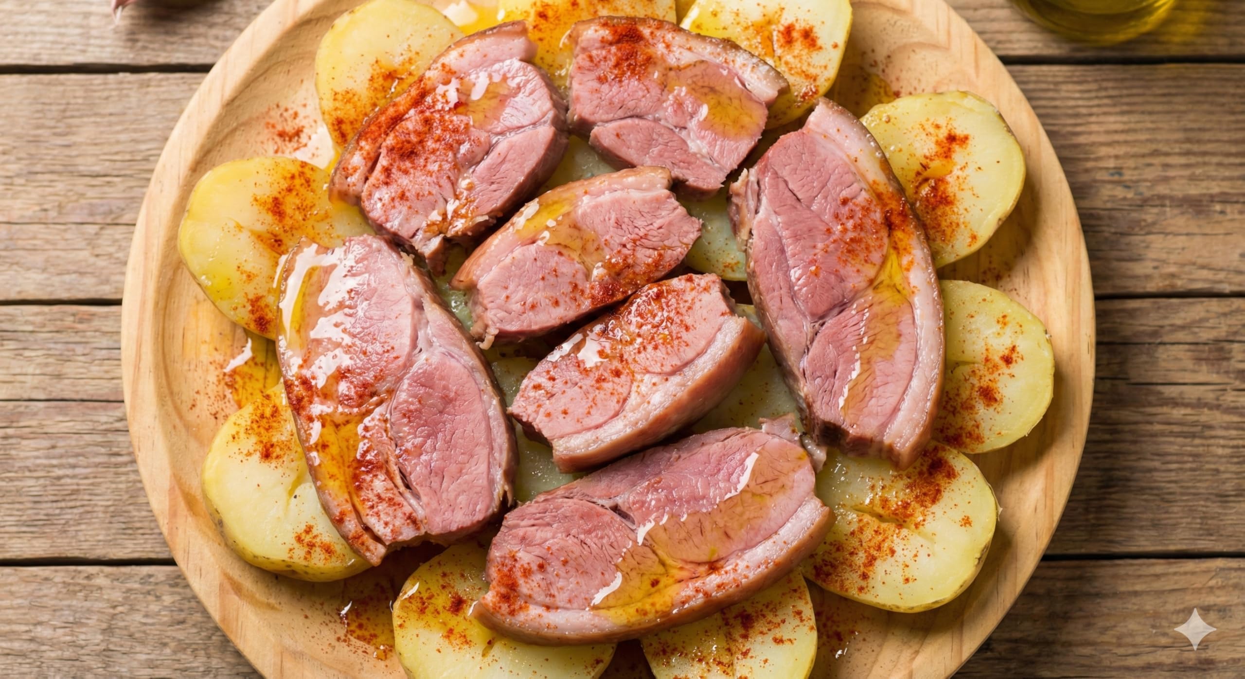 Lacón Salado de Cerdo Gallego Porción de 1 kg - Paleta Curada Tradicional para Cocido y Lacón a la Gallega, Carne Magra, Tierna y Fácil de Desalar
