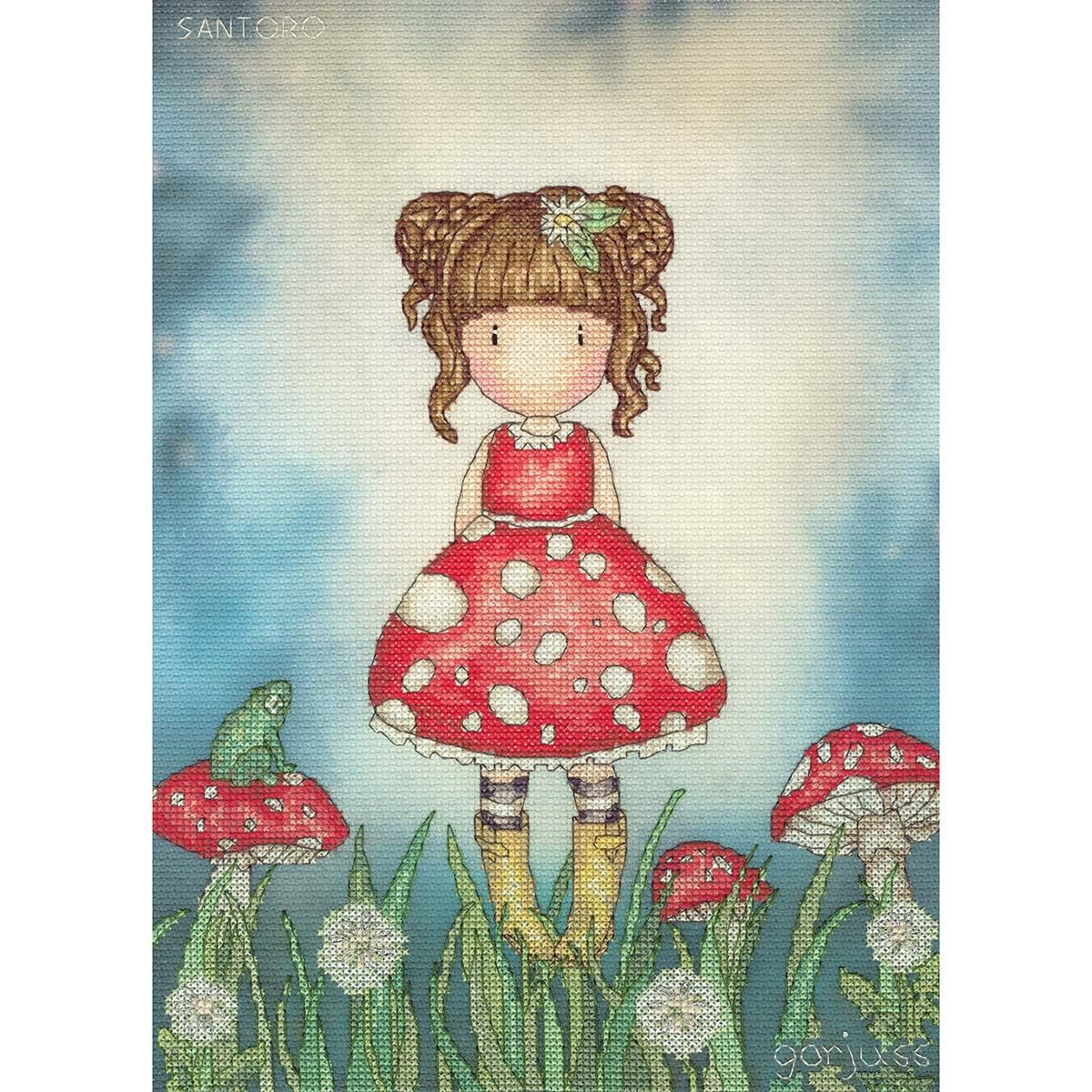 Bothy Threads Counted Cross Stitch Kit - Little Mushroom