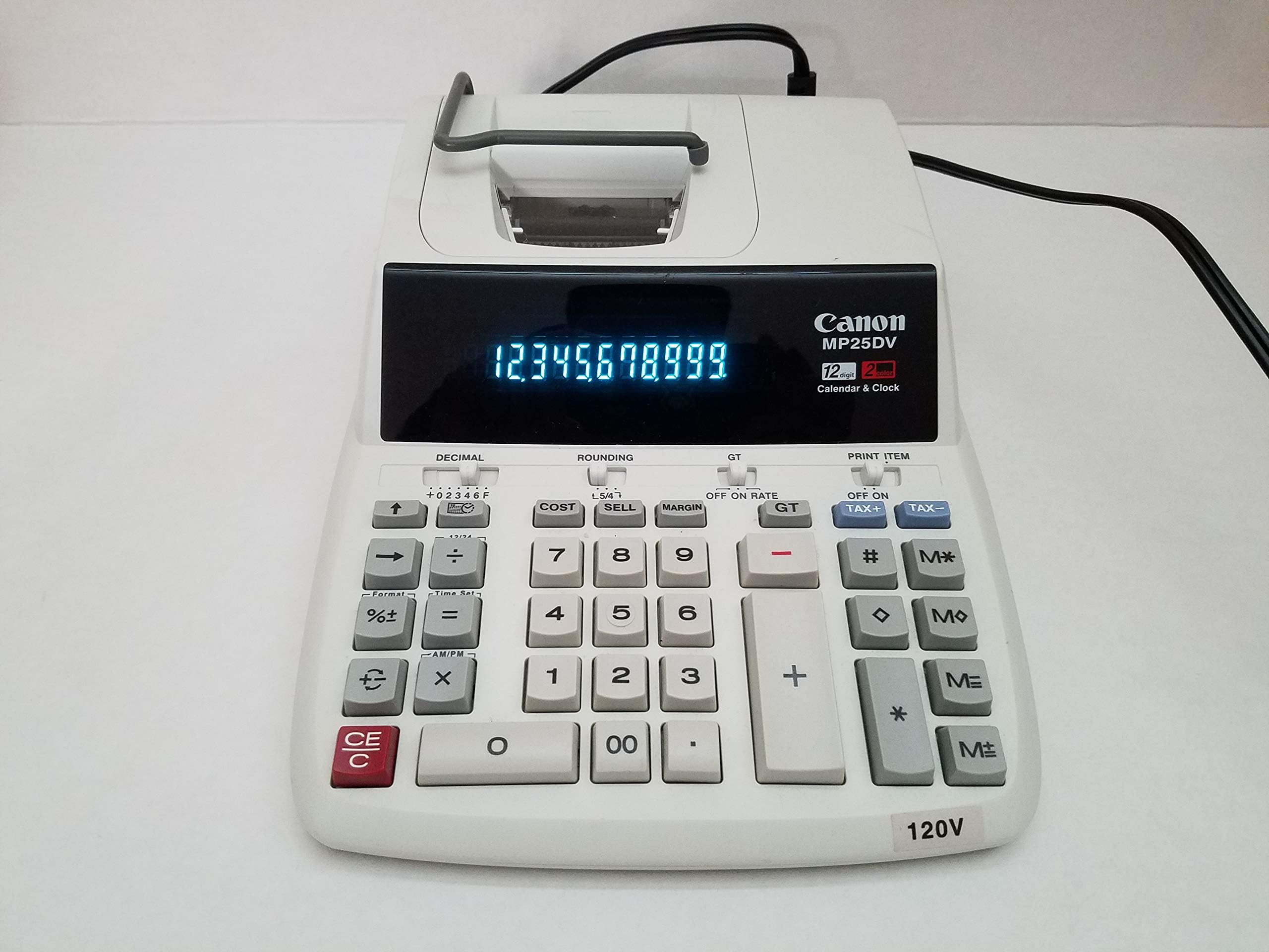 Canon MP25DV Standard Function Calculator Printing