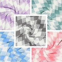 Vista 4 de Trapos de limpieza de microfibra sin pelusas, paquete de 10 trapos de secado rápido para limpieza, paños de cocina súper absorbentes para lavar