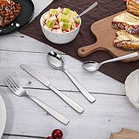 Vista 6 de Hiware – Juego de cubiertos de acero inoxidable