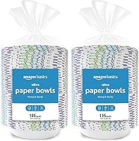 Vista 9 de Yaxa Basics Cuencos de papel ultra desechables, 20 onzas, aptos para microondas, a prueba de remojo, fuertes y resistentes, color blanco, 540