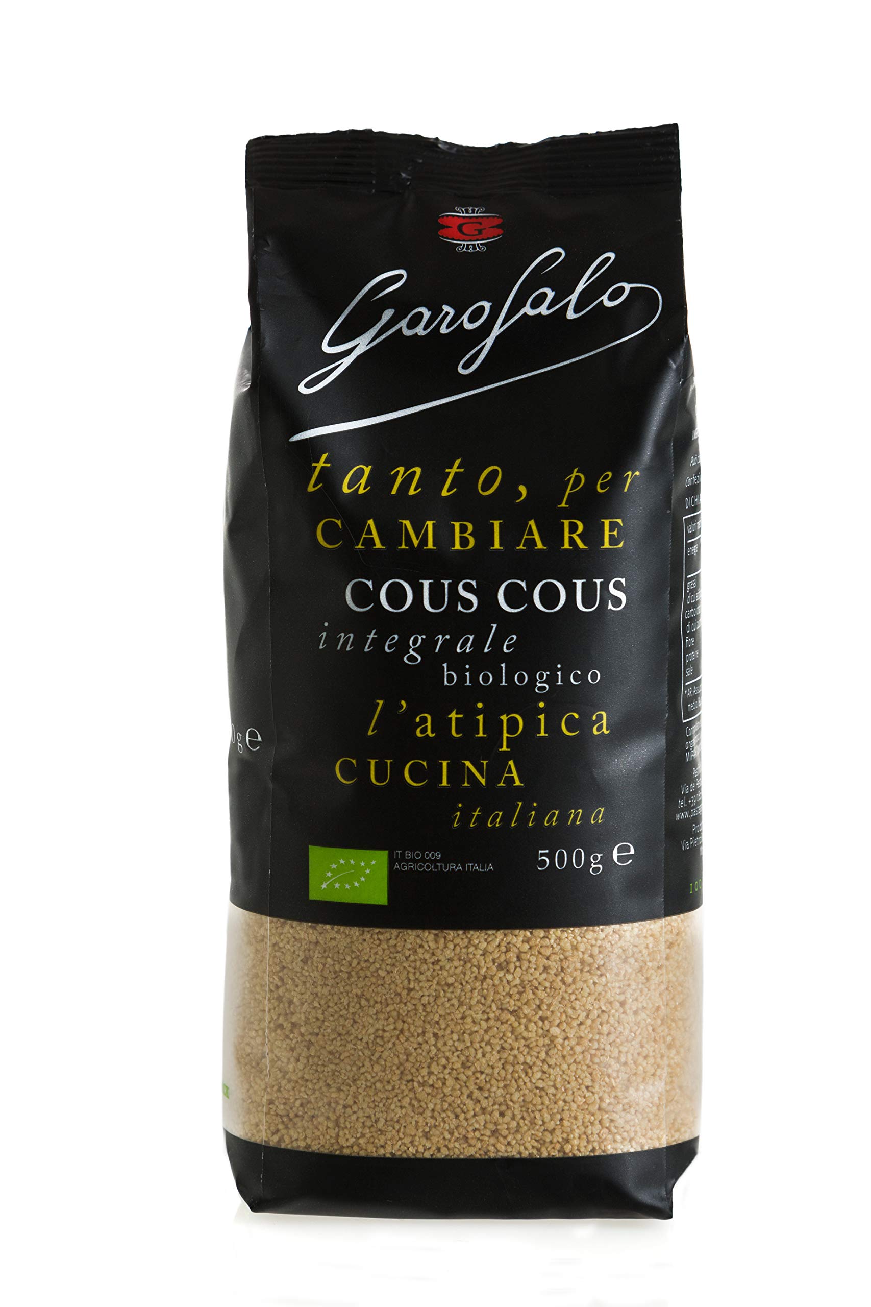 Garofalo Organic Wholewheat Couscous, 500g (Pack of 1)