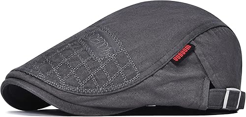 Miniatura 8 de VOBOOM - Gorra de taxista para hombre con mezcla de lana gorra plana