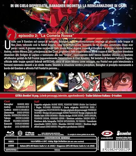Miniatura 2 de Mobile Suit Gundam Unicorn 02 - La Cometa Rossa Italian Edition