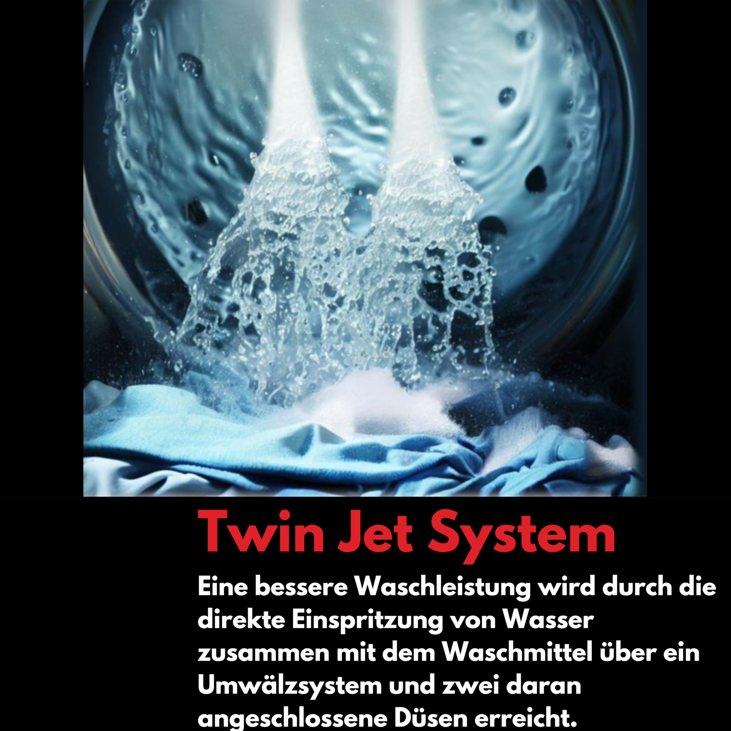 VESTEL WMI 109342 WIFI Waschmaschine 10 kg Frontlader – WLAN-fähig, Inverter-Motor, Energieklasse A, 1400 U/min, Schnellprogramm, leise, App-Steuerung, unterbaufähig, weiß