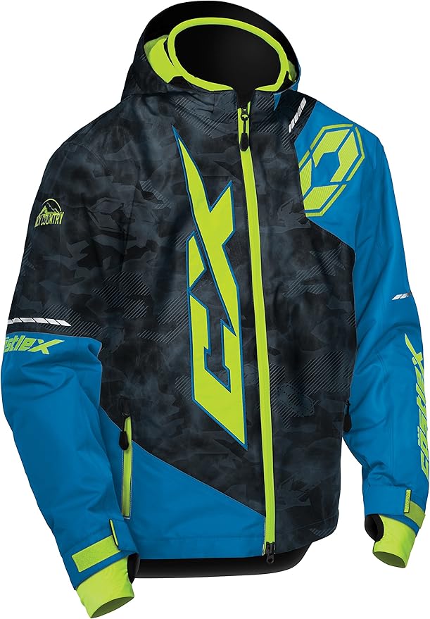 Castle X Stance Youth Snowmobile Jacket Process Blue
