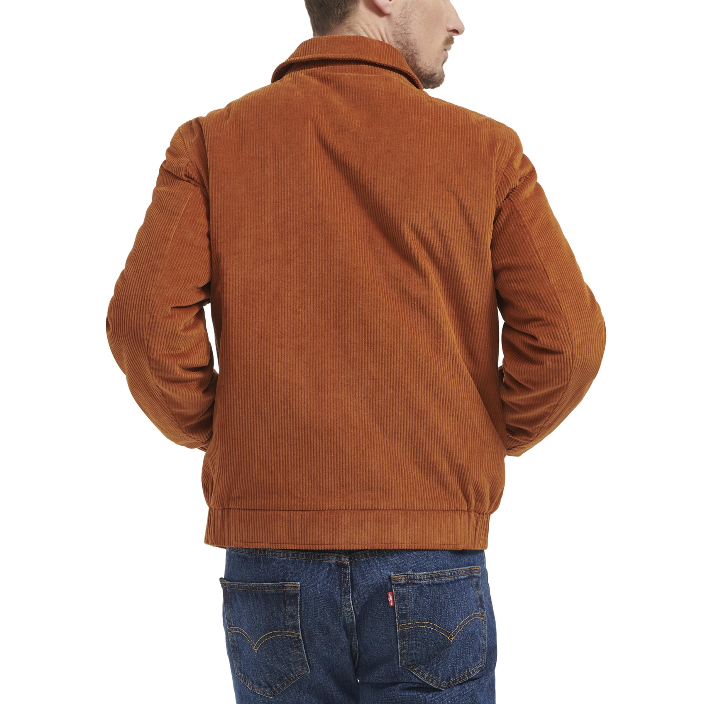 Levi's Herren Cord-Bomberjacke, Orange (Desert Sun), S – Ansicht 4