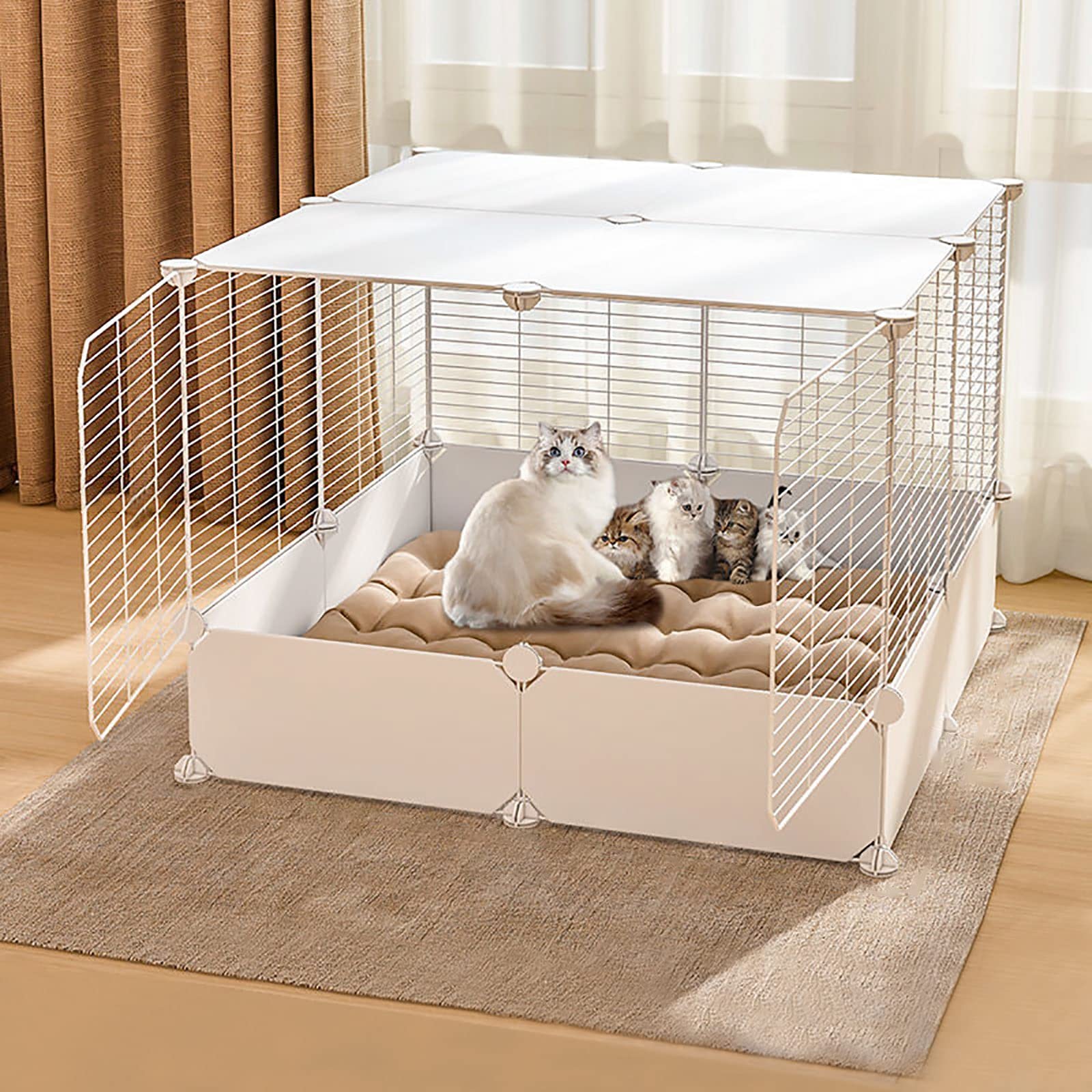 Gabbie per Gatti Recinto per Gatti da Interno Cuccia per Gatti Recinto per Gattini Trasportini per Cani per Cani di Grossa Taglia Gabbia per furetti Recinto per Animali Domestici per Uso