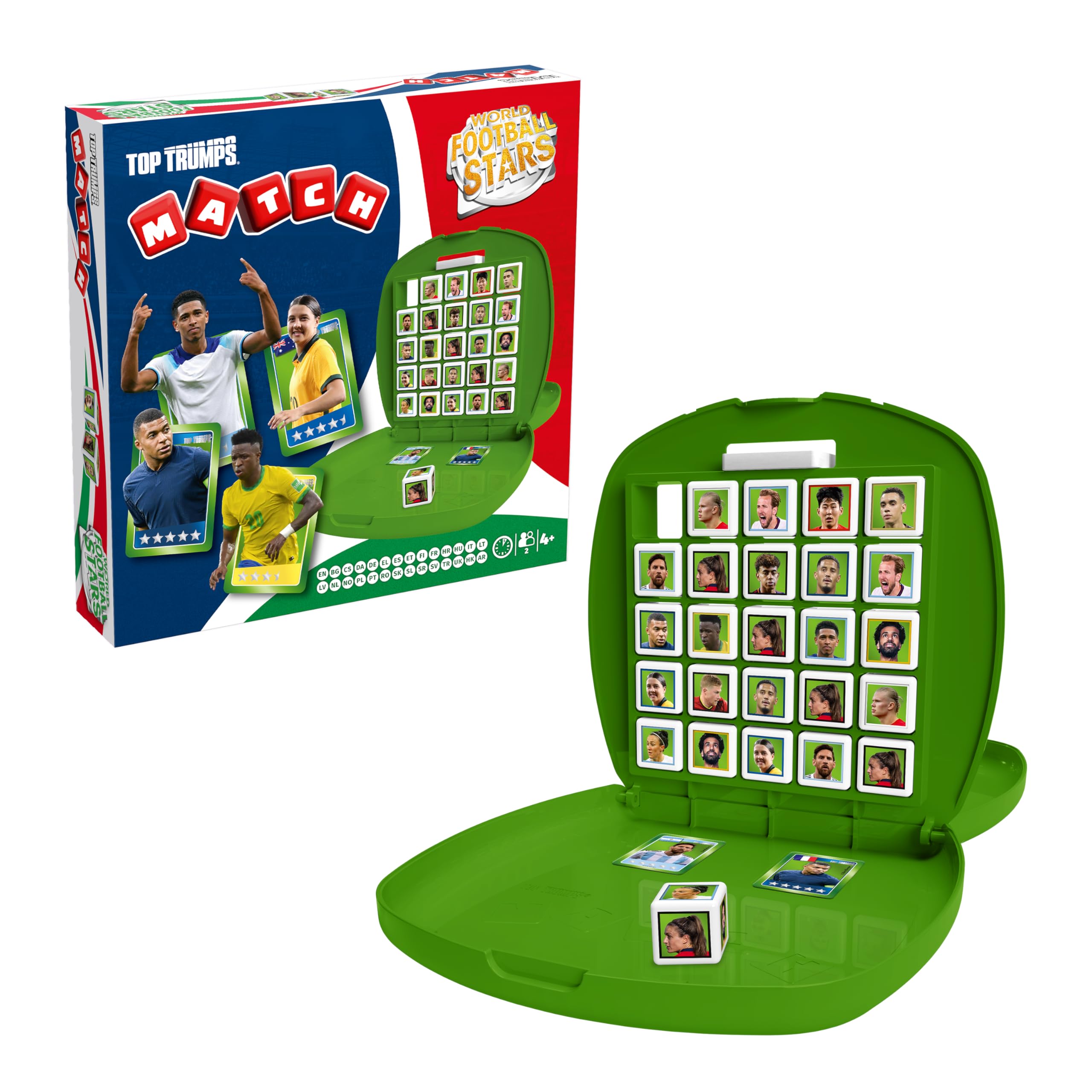 Top Trumps Match World Football Stars Gioco Da Tavolo - Gioco Educativo Per 2 Giocatori, Per Fan Di Calcio E Bambini Dai 4 Anni In Su