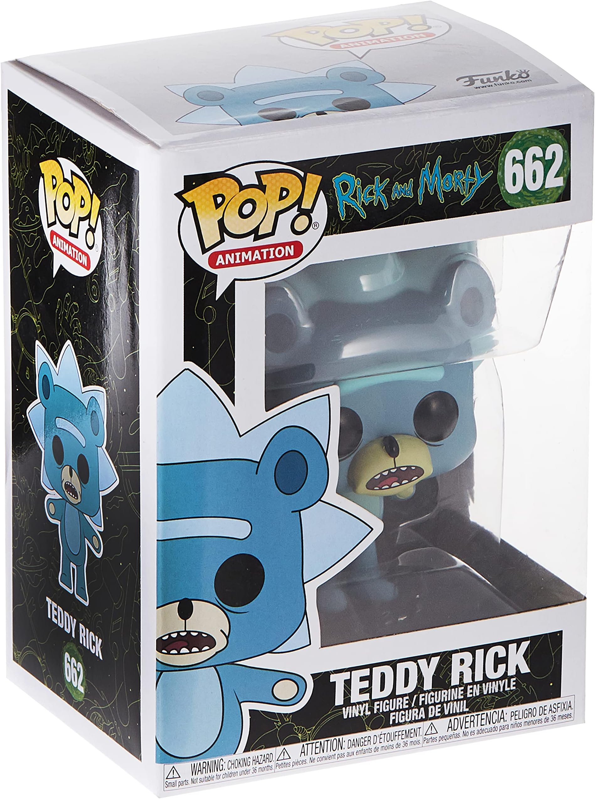 Funko Pop! Animation: Rick & Morty - Teddy Rick, Action Figure - 44250