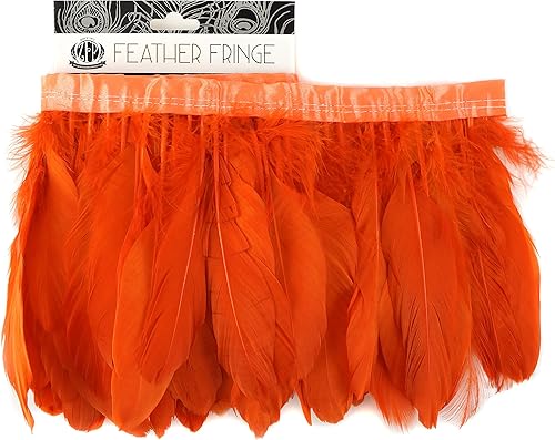 Miniatura 4 de ZUCKER - Fleco de plumas de ganso parried - Plumas hechas a mano para disfraces, decoraciones navideñas, artes y manualidades - Lila