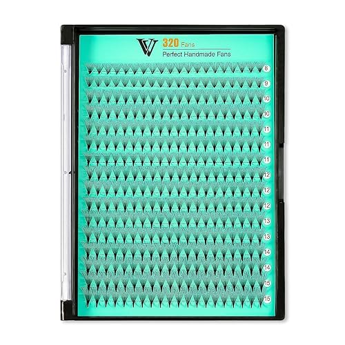 VAVALASH Extensiones de pestañas postizas en abanico 320 abanicos 10D, 14D, 16D, 20D, 0.05, 0.07 de grosor, rizo CD, extensiones de pestañas