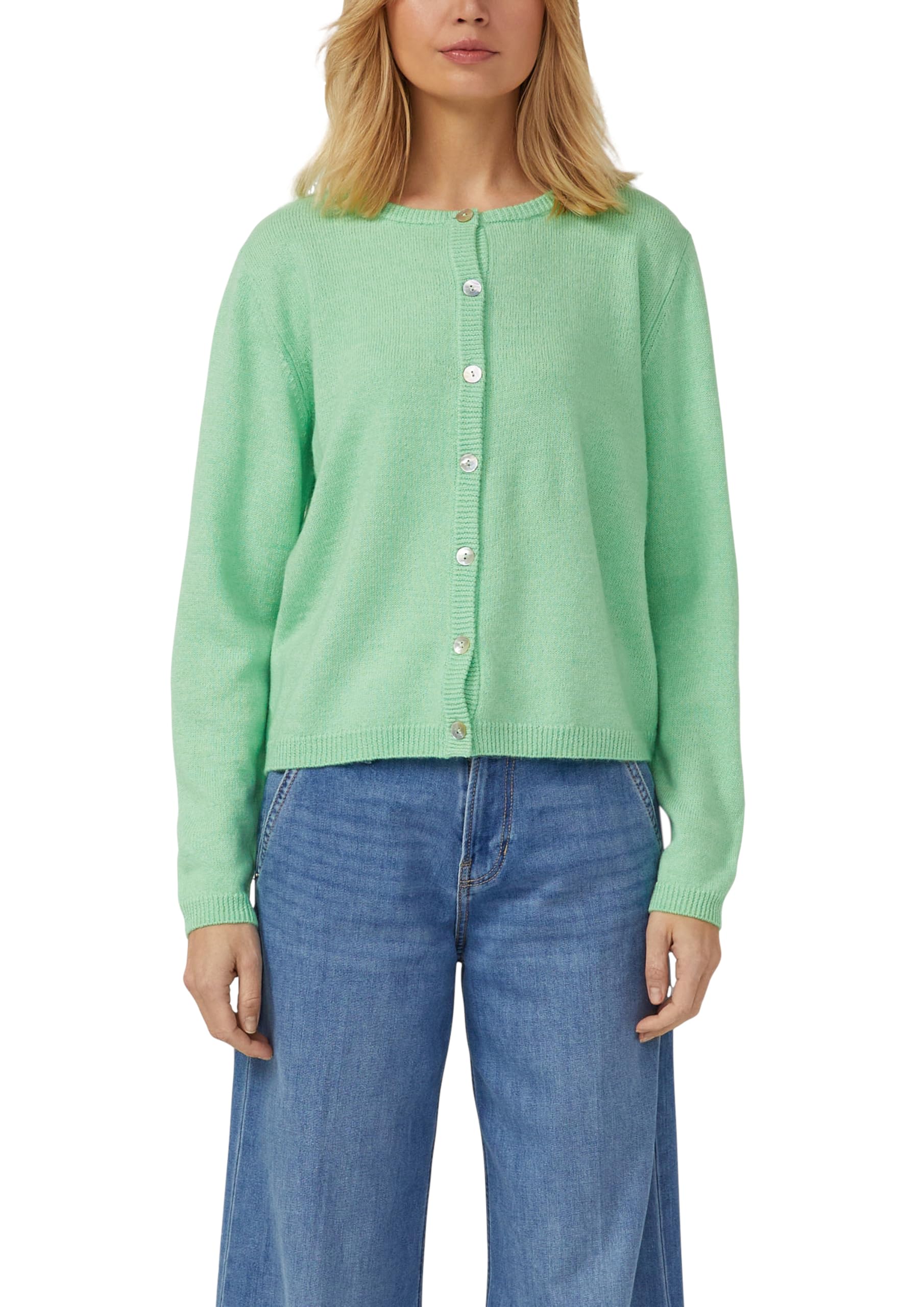 s.Oliver Weiche Strickjacke aus Alpakamix