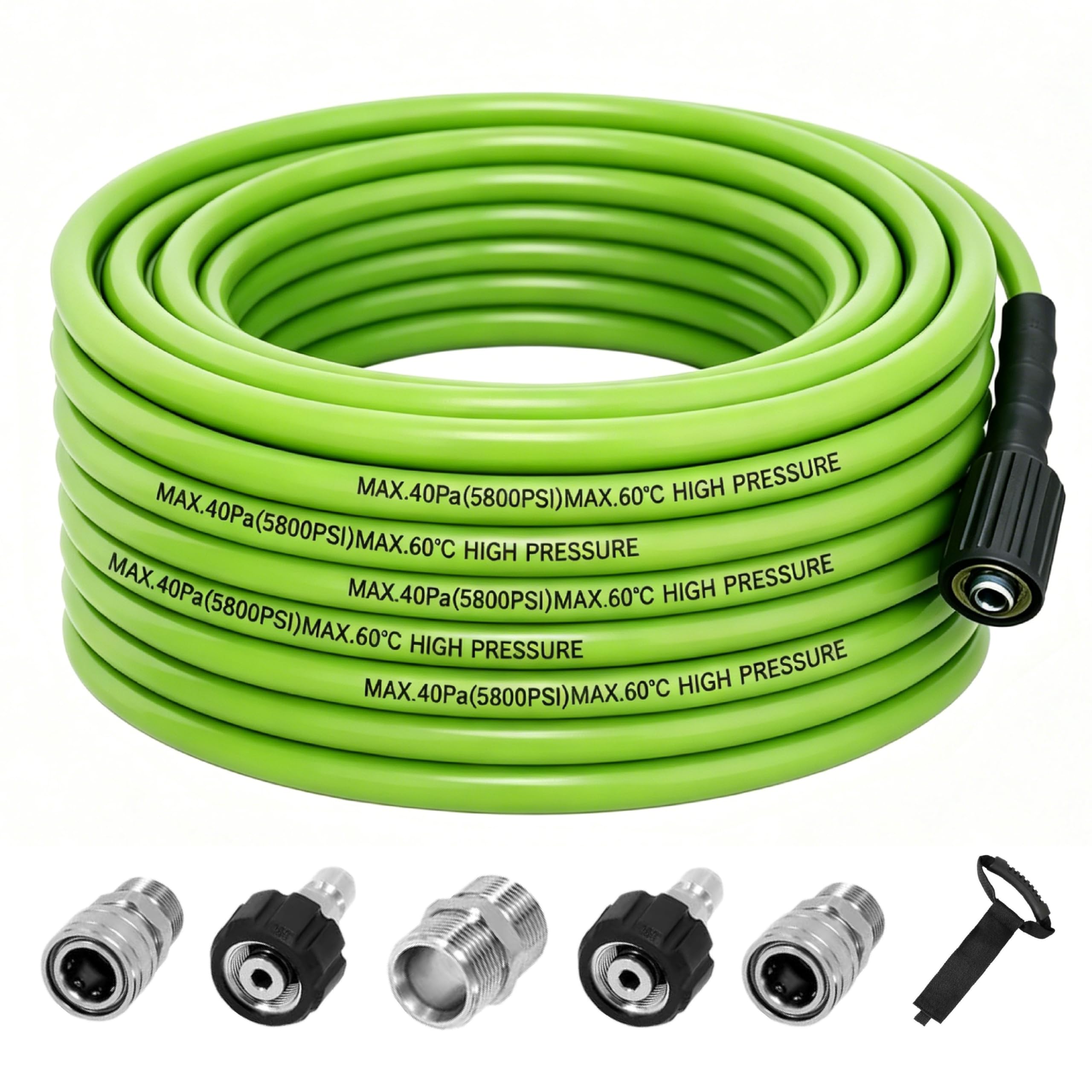 LycorTrade Pressure Washer Hose 50FT, 5800 PSI
