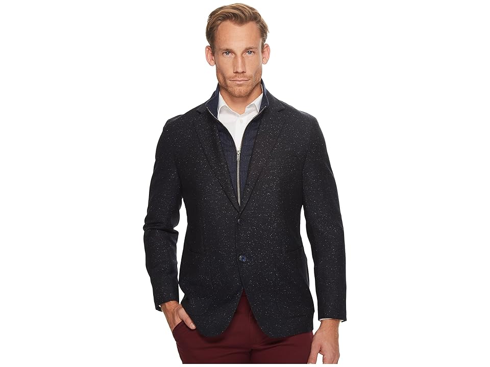 

BUGATCHI Wool Blazer (Navy) Men's Jacket