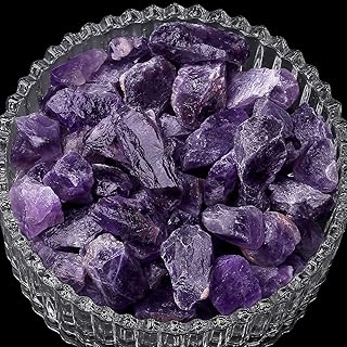 DUQGUHO Amethyst Natural Crystal Quartz Bulk Raw Rough Healing Crystal Stones Reiki Crystal Stone Tumbling Cabbing Fountai...