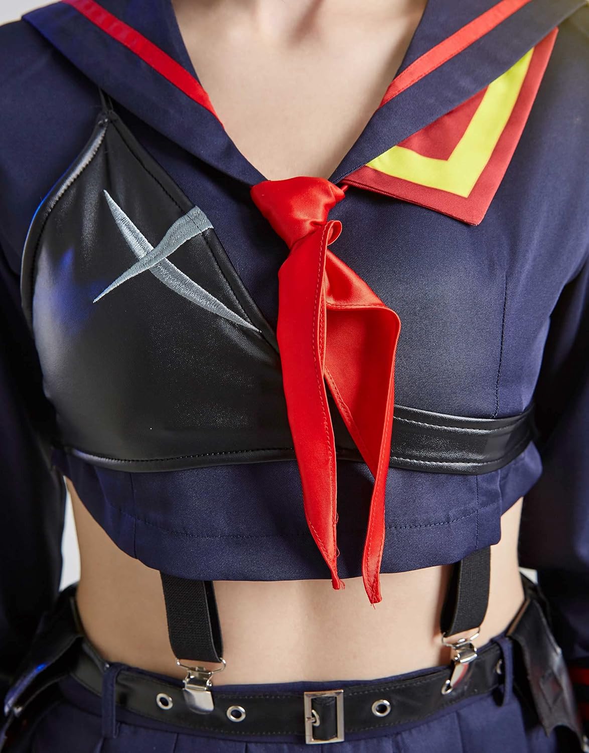 miccostumes Womens Anime Cosplay Costume Long Sleeves Shirt and Skirt Set - Image 5