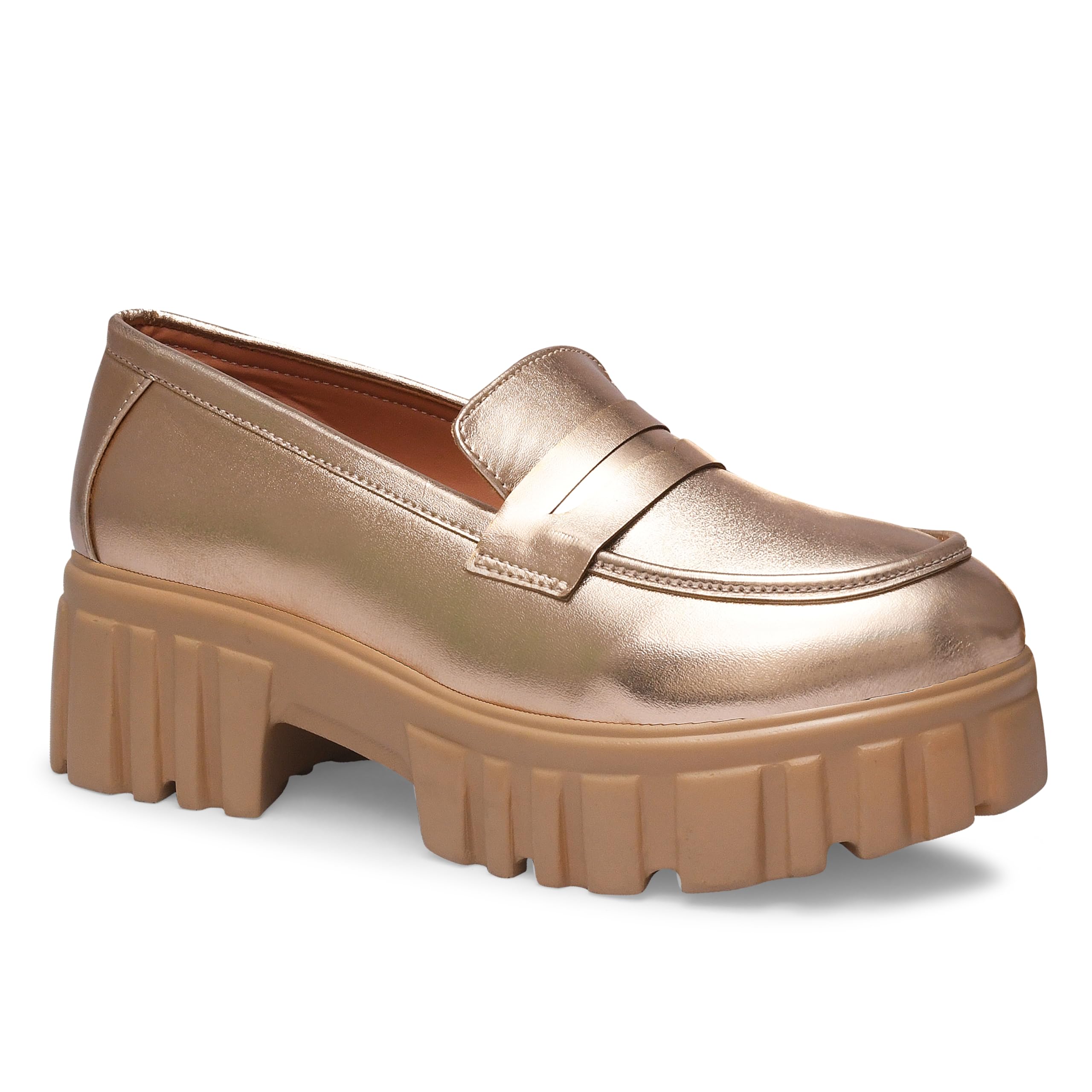 Shuz TouchSultan Metallic Loafers