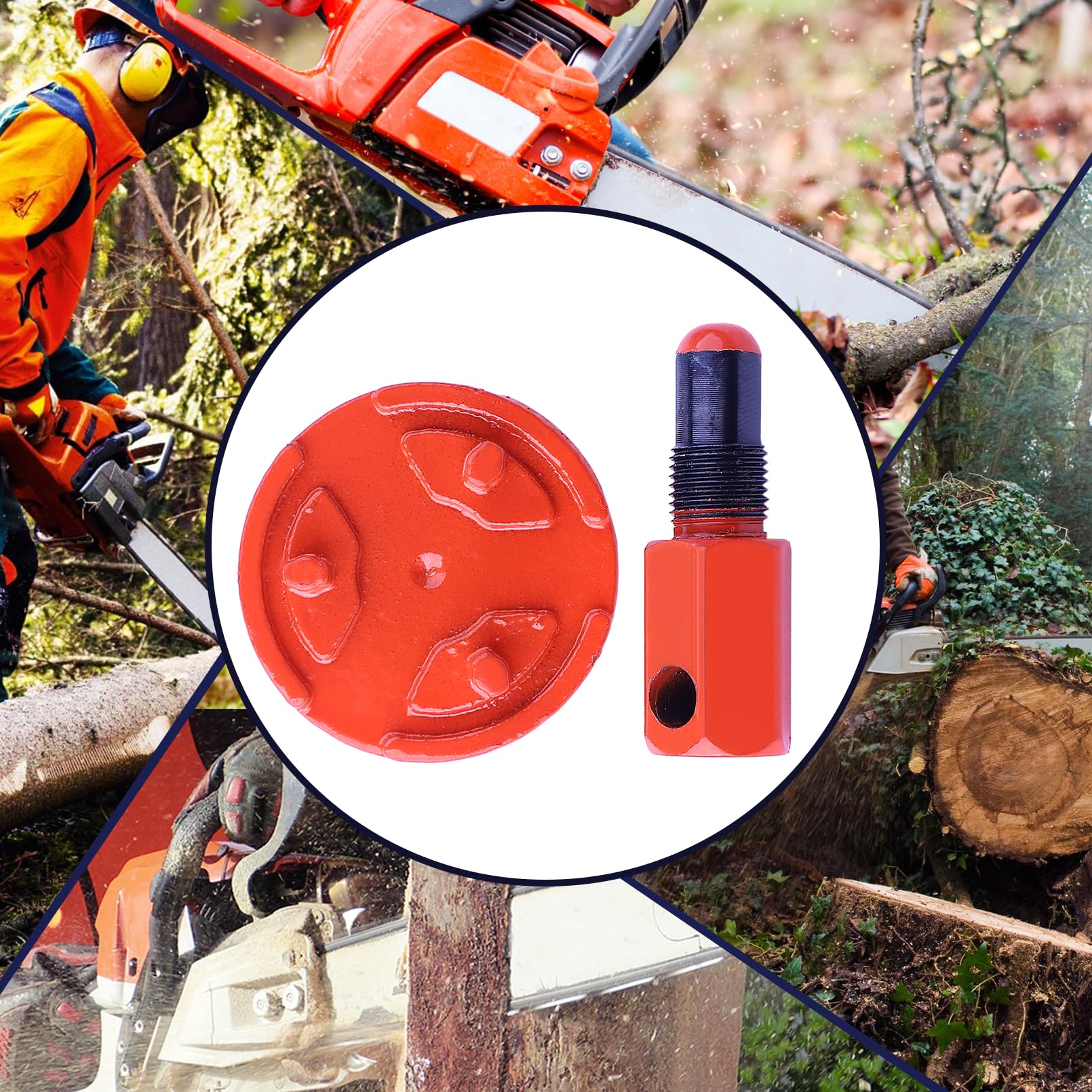 Herramienta de extracción de embrague para Husqvarna Rancher 340 345 346 350 351 353 445 450 455 460 502 54 16-03, motosierras 2 ciclos 45/52/58