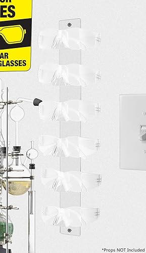 Miniatura 3 de Marketing Holders Paquete de 2 soportes para lentes de sol, 6 pares de montaje de pared con ferretería, tiendas minoristas, farmacias,