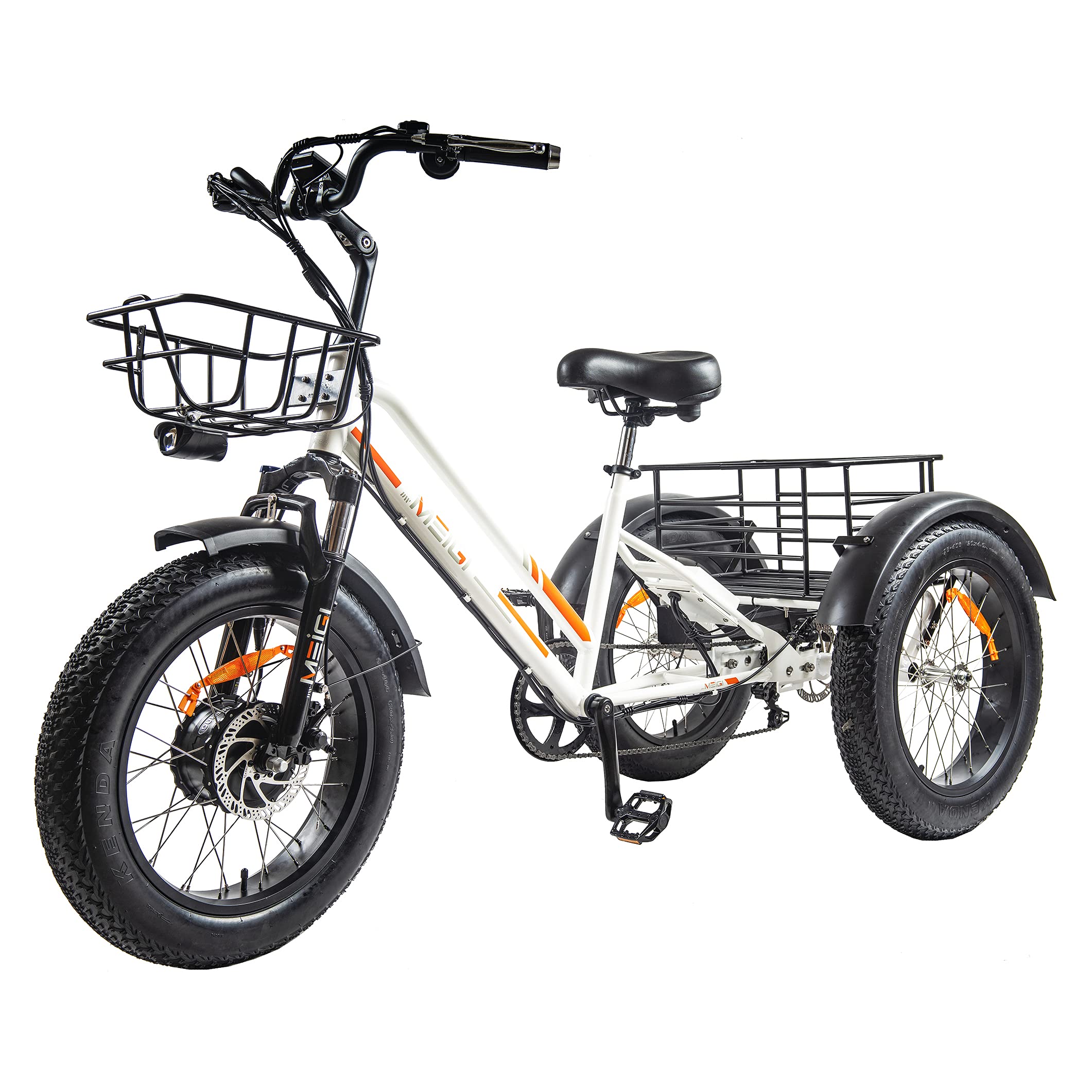 Buy DWMEIGI 3 Wheel Electric Bike for Adult with 750W Motor, 48V 18.2AH Removable Lithium