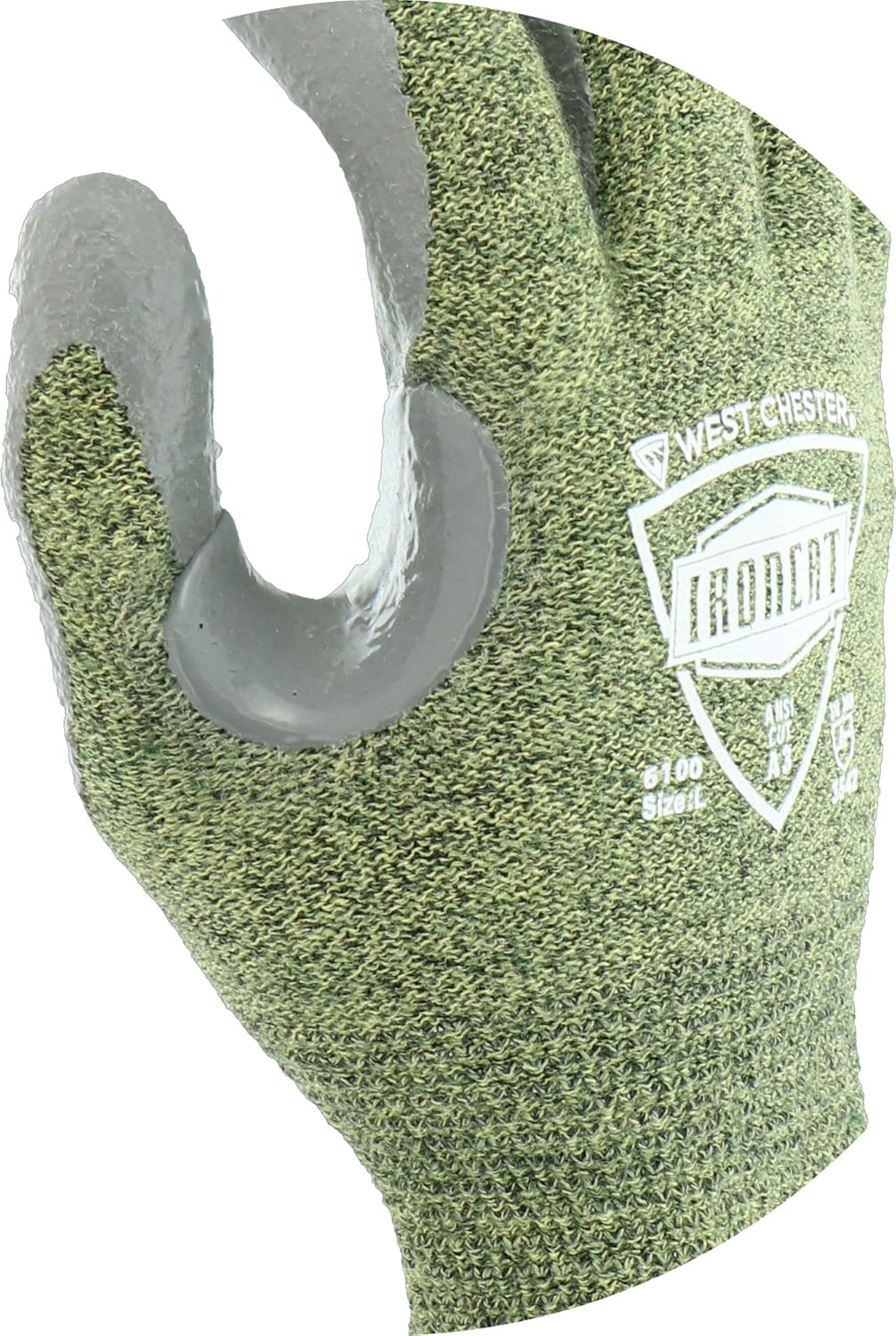 IRONCAT 6100 Metal Tamer TIG Welding Gloves - [1 Pair] Medium, Fire Resistant Silicone Coated Palm Knit. Welder Safety Wear