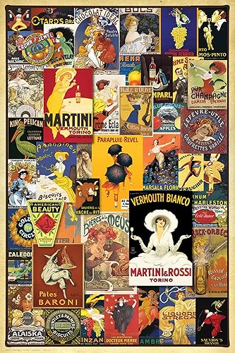 Miniatura 1 de AllPosters Póster de pared Anuncios vintage de bebidas, 24x36