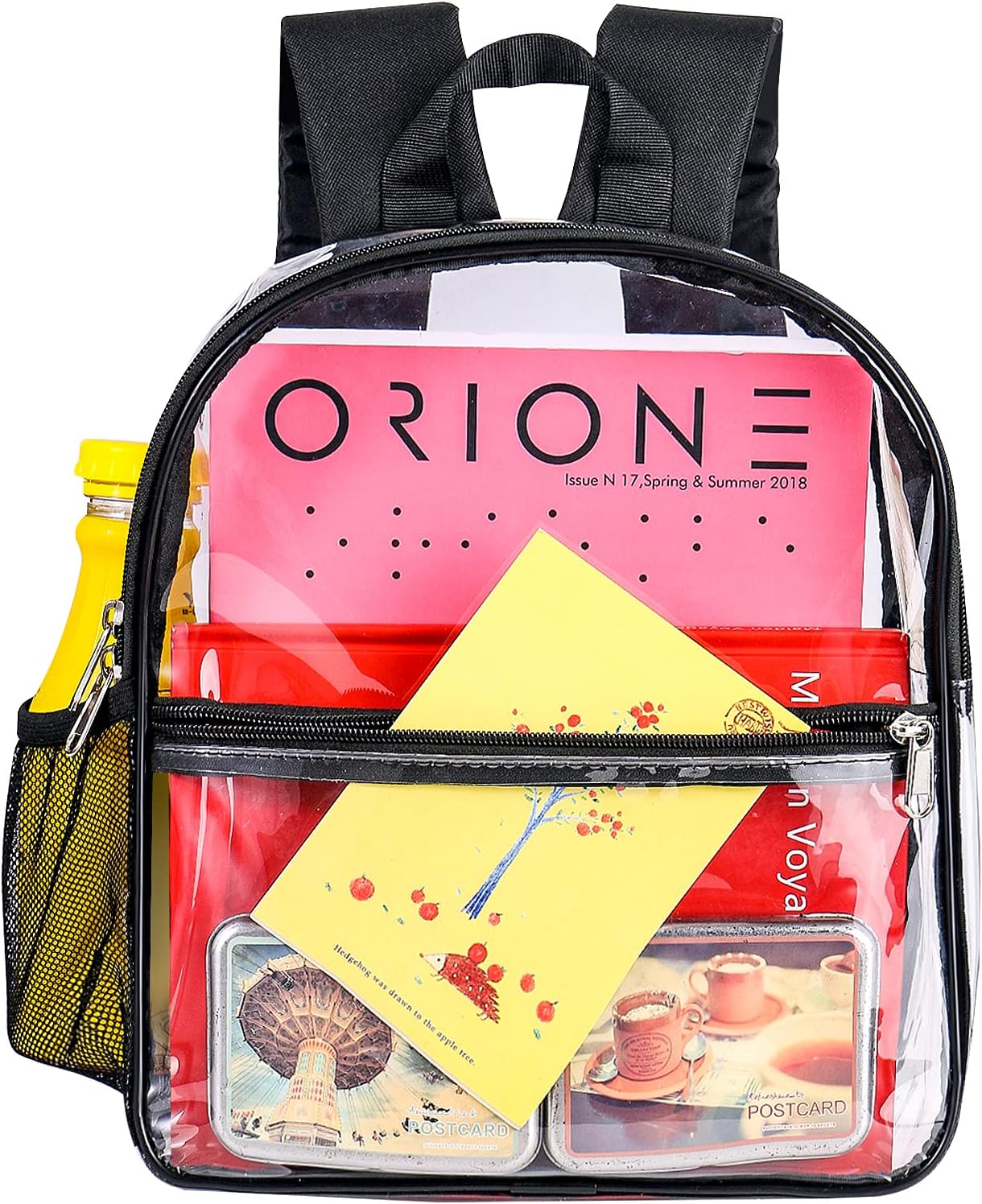 clear backpack 12x6x12