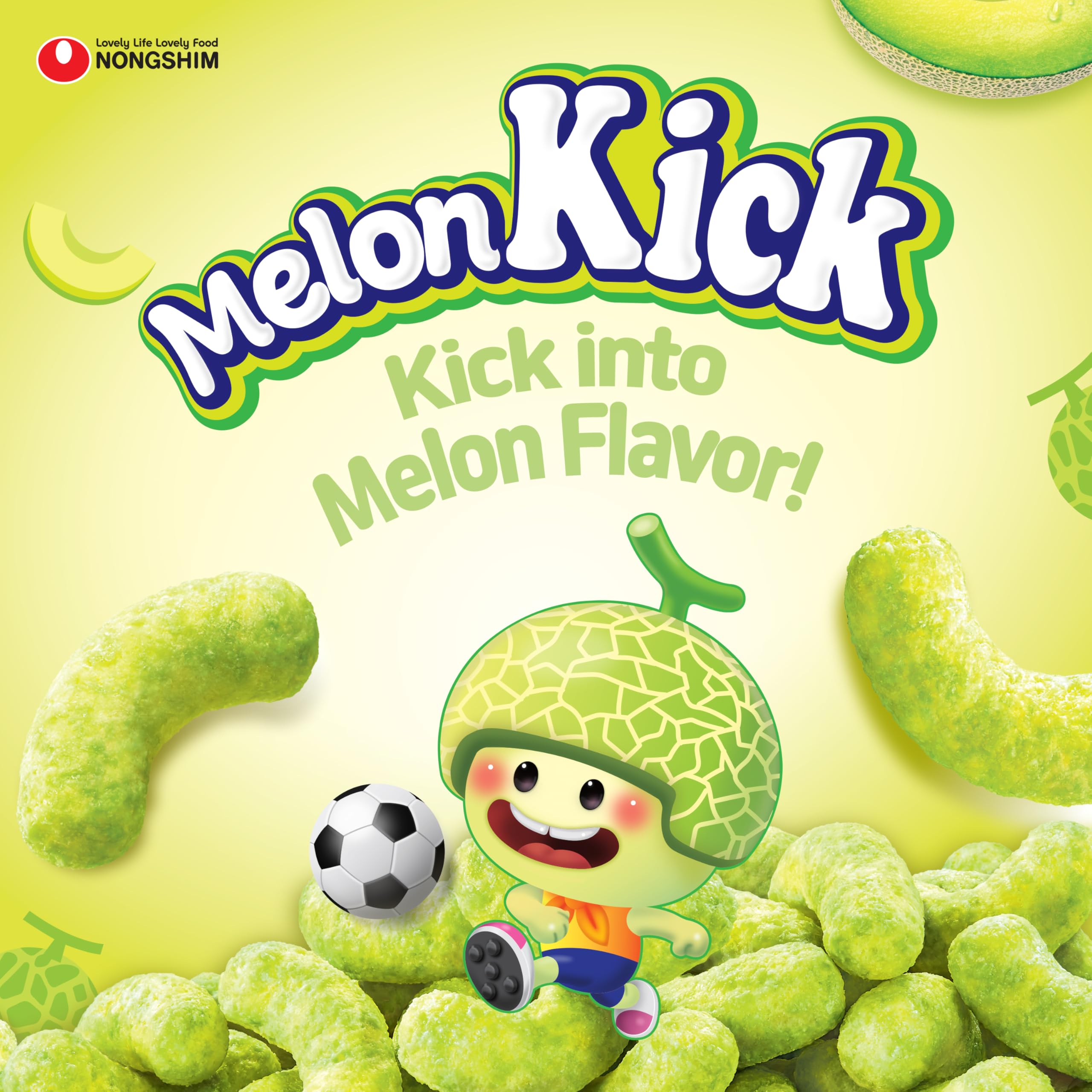 Amazon.com: Nongshim Melon Kick, Sweet Crunchy Melon Flavored Corn