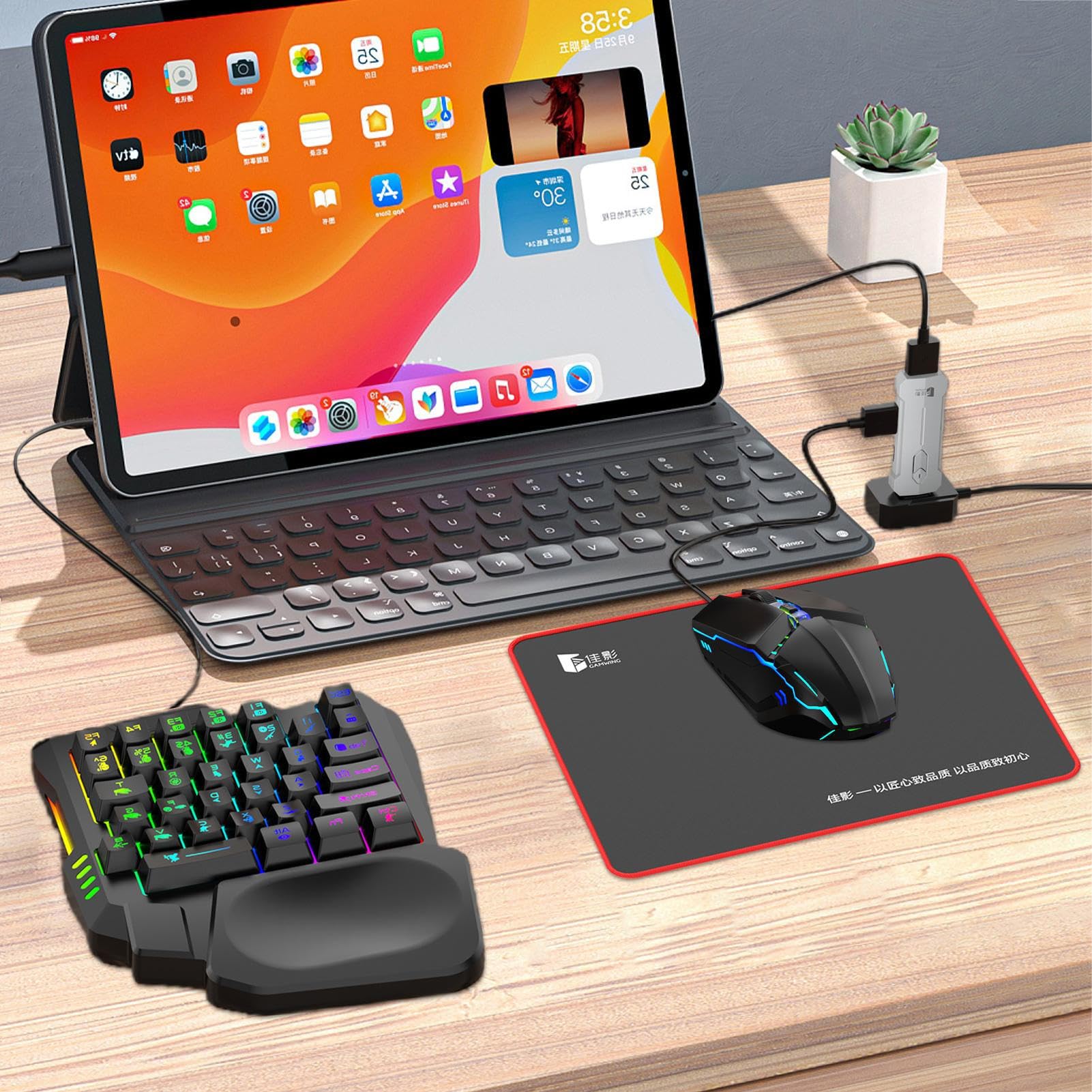 Klawiatura Gamingowa I Myszki Ergonomiczna Bezprzewodowa Ładowalna Z | Mechaniczna Klawiatura I Mysz Zestaw Do Biura Domu Pracy Kodowania Programowania Streamowania Komput