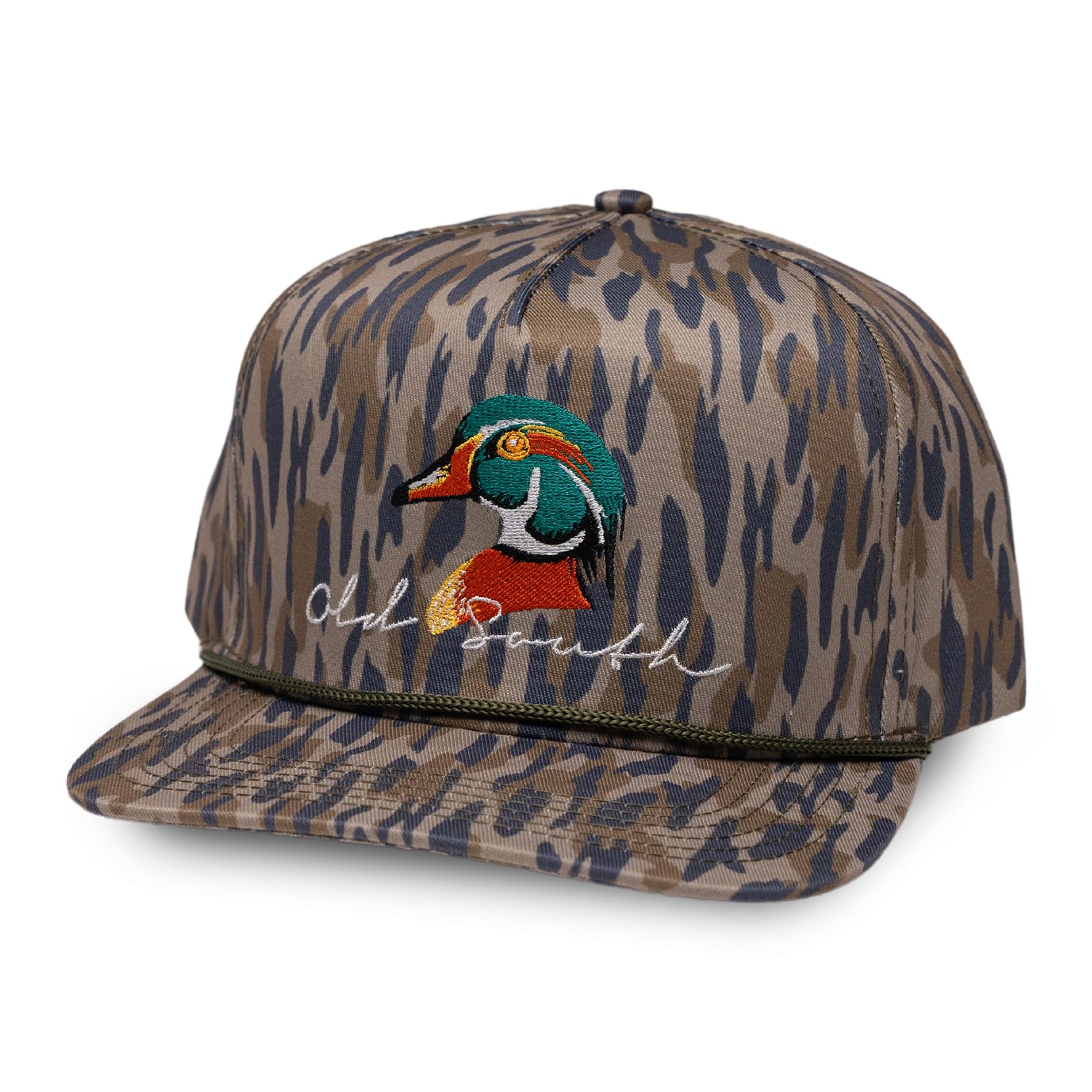 Wood Duck Head Osland Camo Trucker Hat