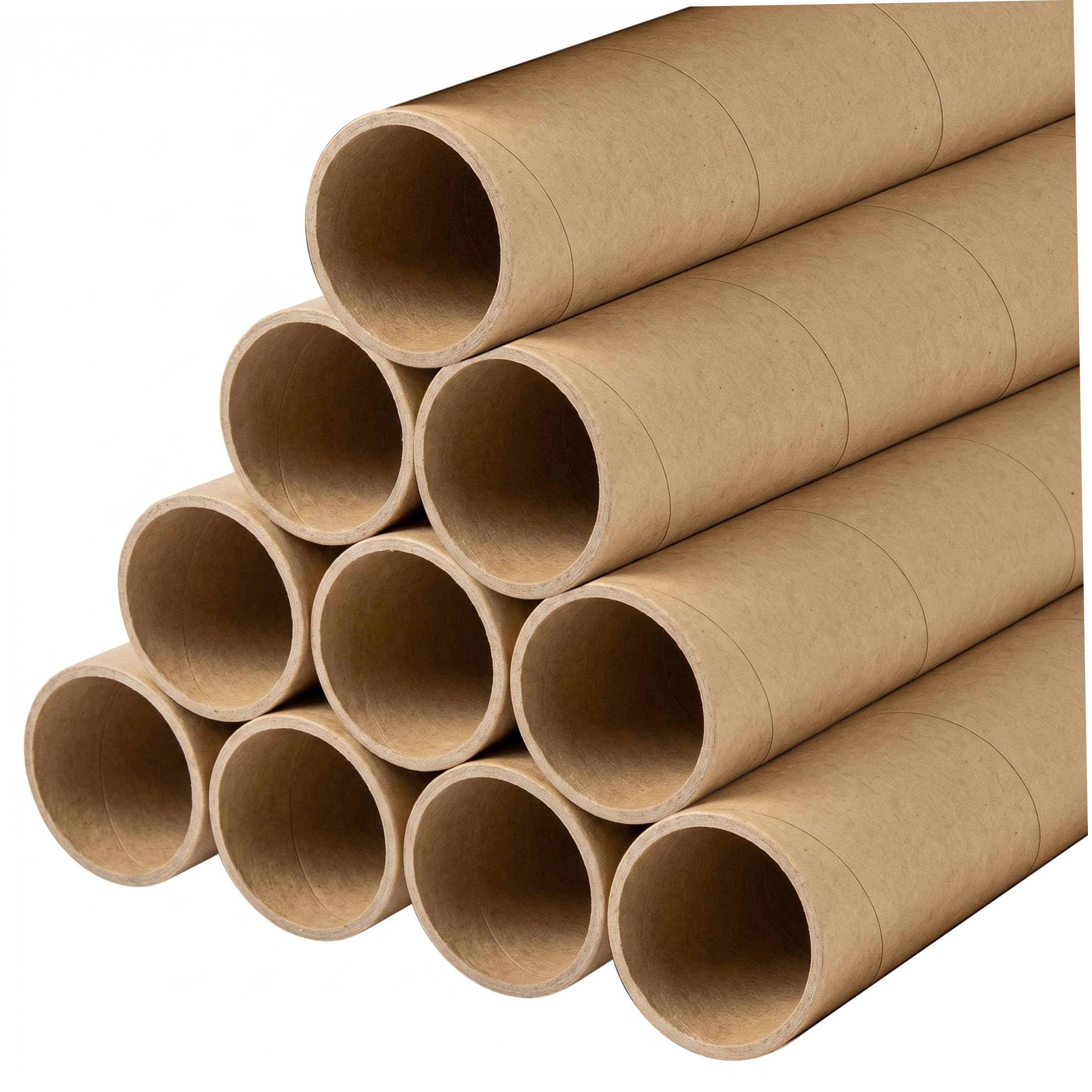 Rouleaux d'artisanat vides résistants à l'humidité longs tubes carton bricolage