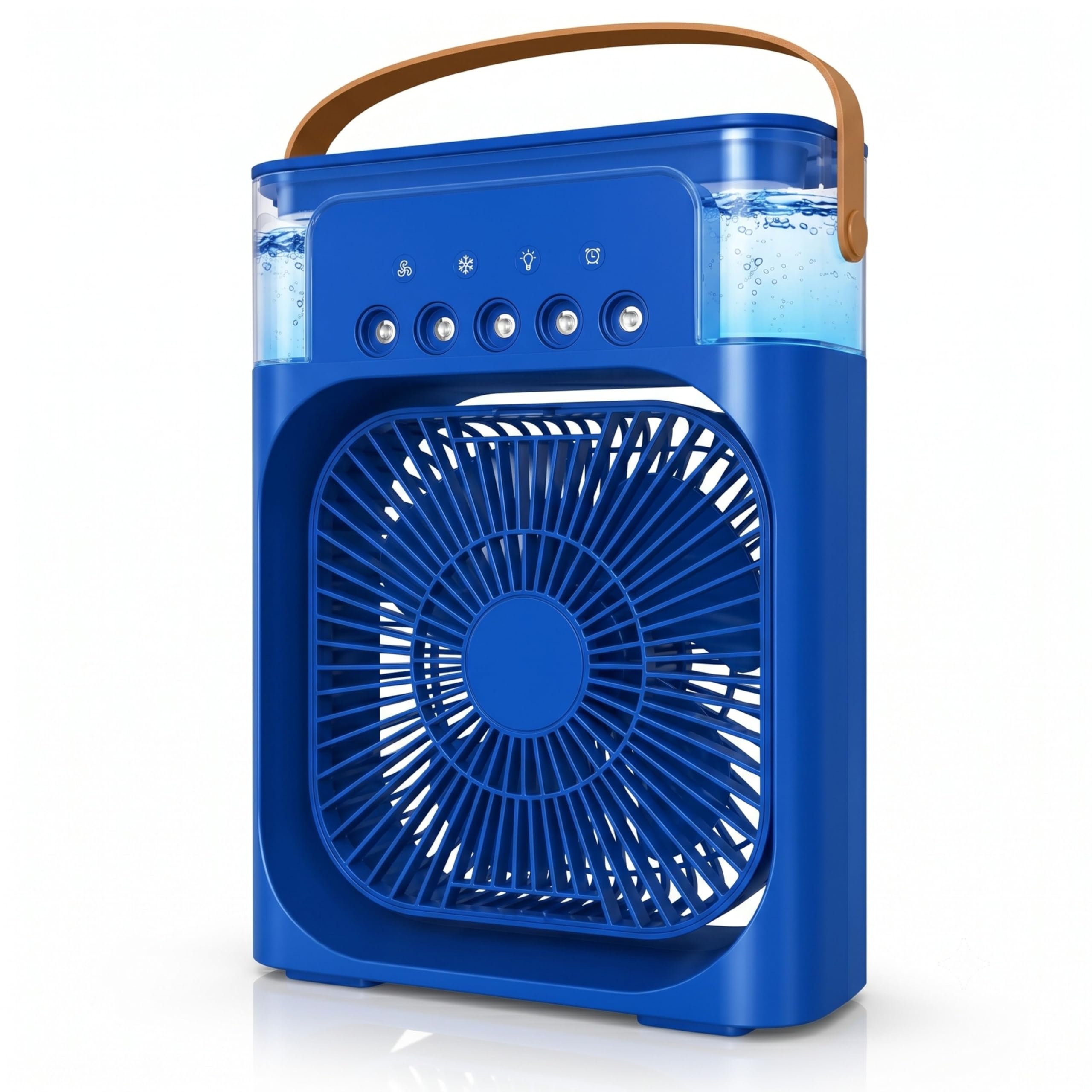 Drumstone Portable Air Cooler Fan Rechargeable Cooling Mist Fan with Water Tank, Powerful Airflow, Energy Saving Personal Air Cooler with Handle for Home, Office, Travel & Indoor Use-image-5