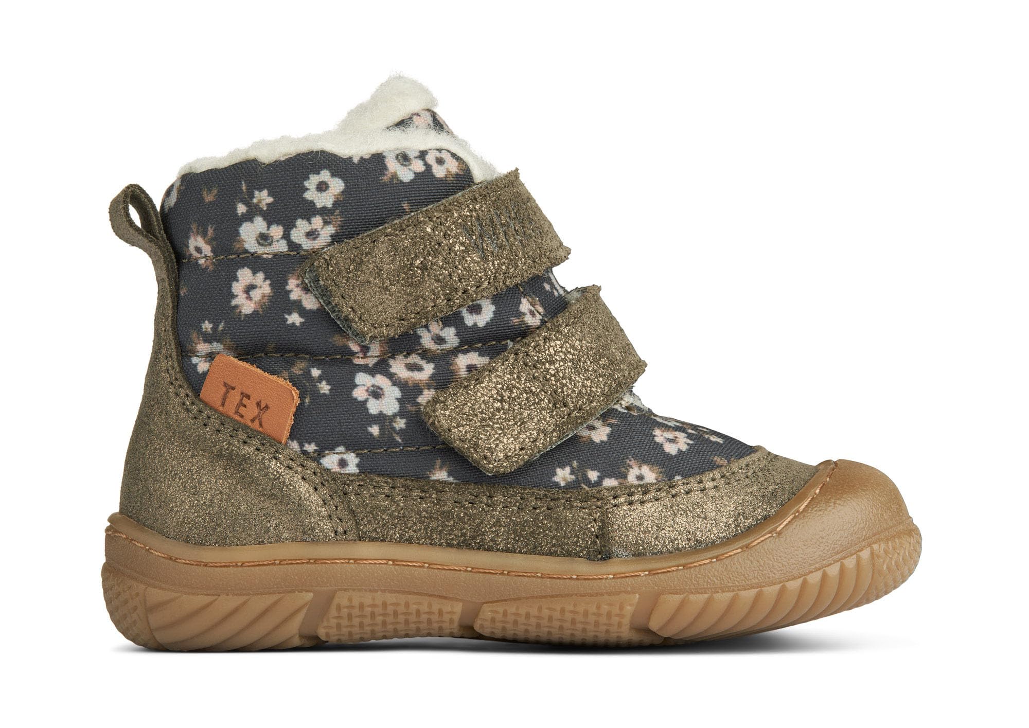 Wheat Dowi-Scarpe Primi Passi Pelle, 50% Nylon Riciclato, Traspiranti, Impermeabili, Inizia a Camminare Unisex-Bambini e Ragazzi