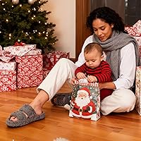 Vista 2 de EverFoams - Pantuflas de punta abierta para mujer, suaves y cómodas, de espuma viscoelástica, para interiores