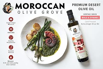 Moroccan Olive Grove Bold & Dynamic Desert Extra Virgin Olive Oil, 500ml
