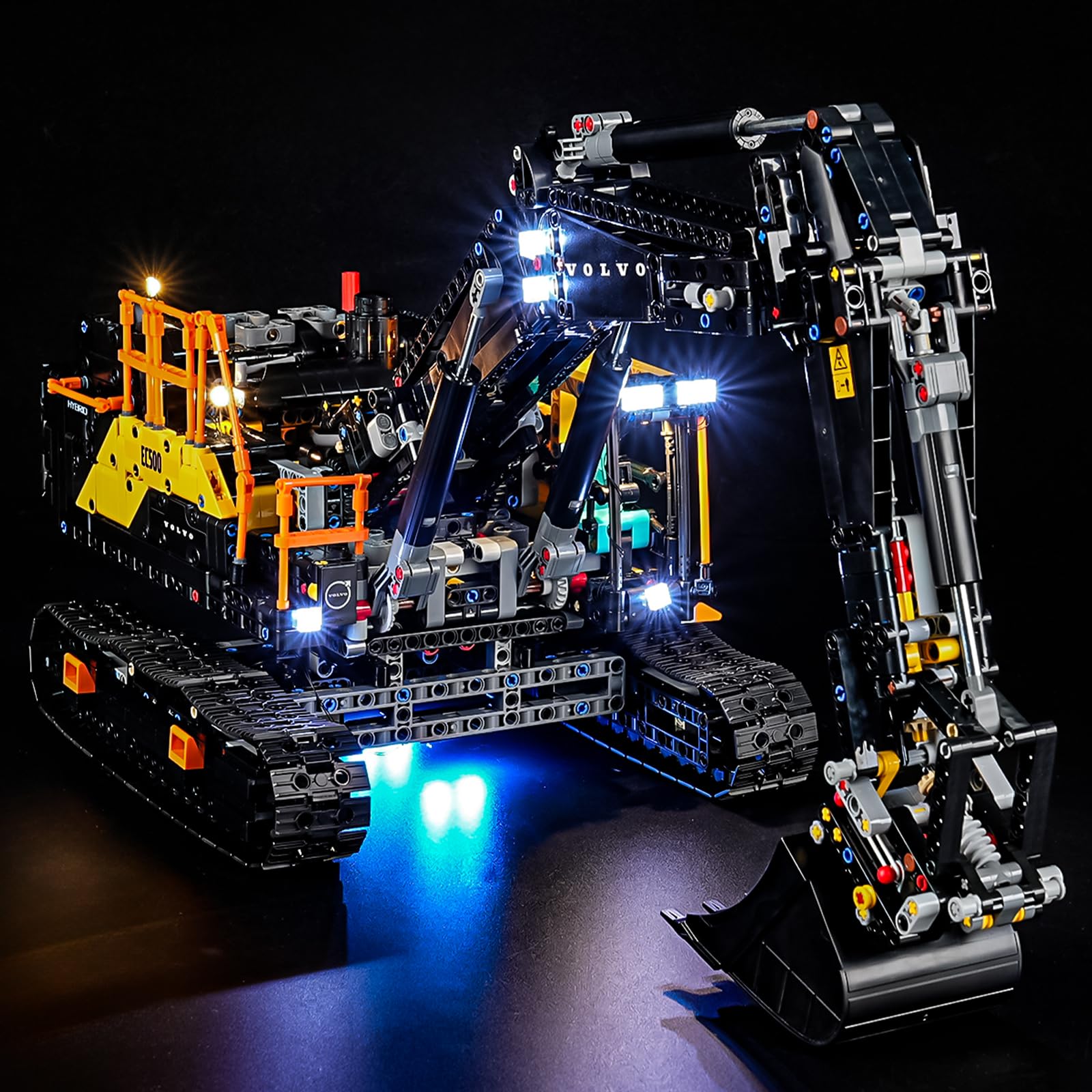 LIGHTAILING ÉCLAIRAGE Lumière pour Pelleteuse Hybride Lego-42215 EC500 – Kit LED Compatible avec Le modèle Lego – Ensemble de modèles Non Inclus
