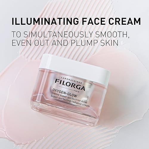 Miniatura 3 de Filorga Oxygen-Glow Super-Perfecting Radiance Crema diaria para la piel, tratamiento hidratante con un impulso hidratante de ácido hialurónico y